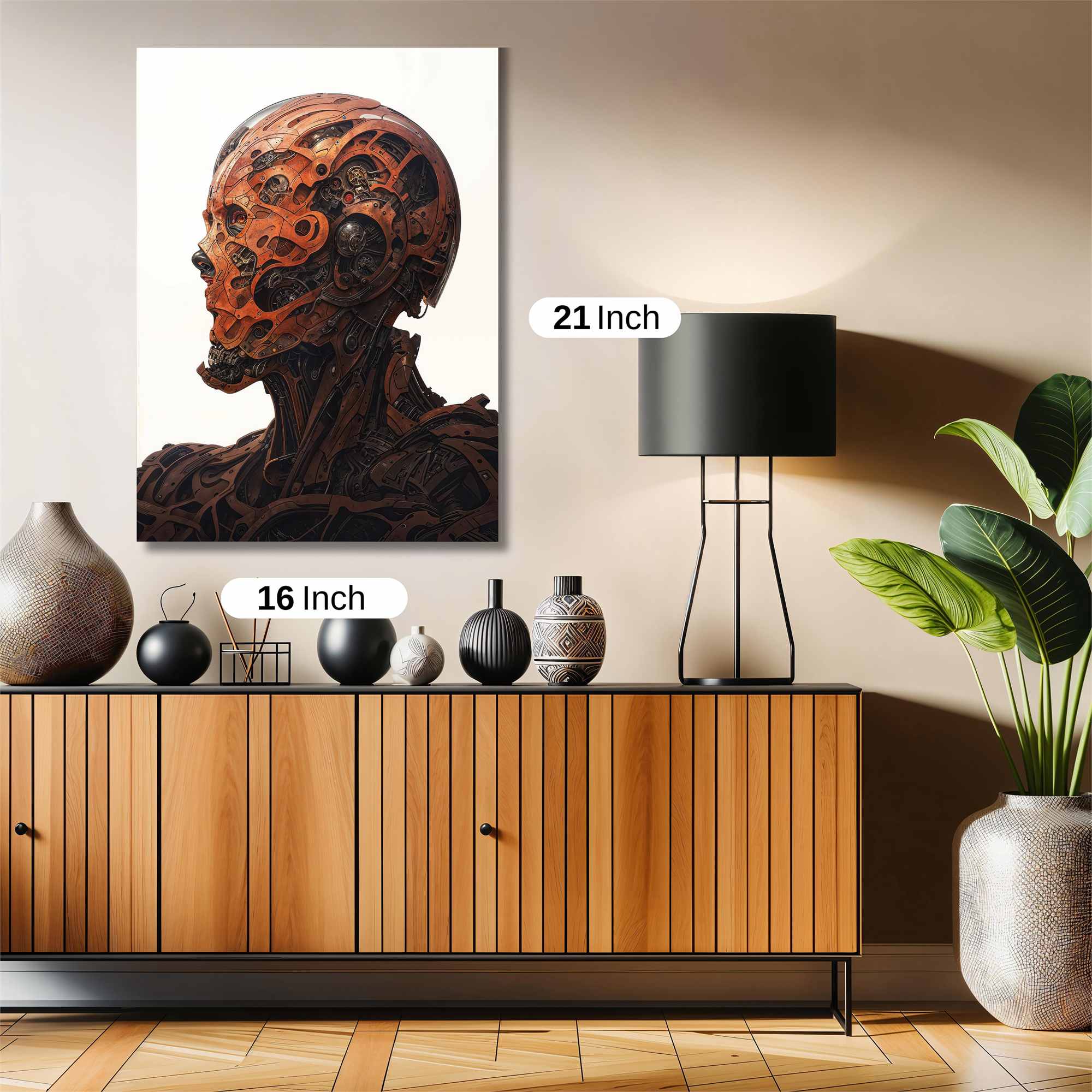 Rust Elegance Safe Wall Magnetic / M