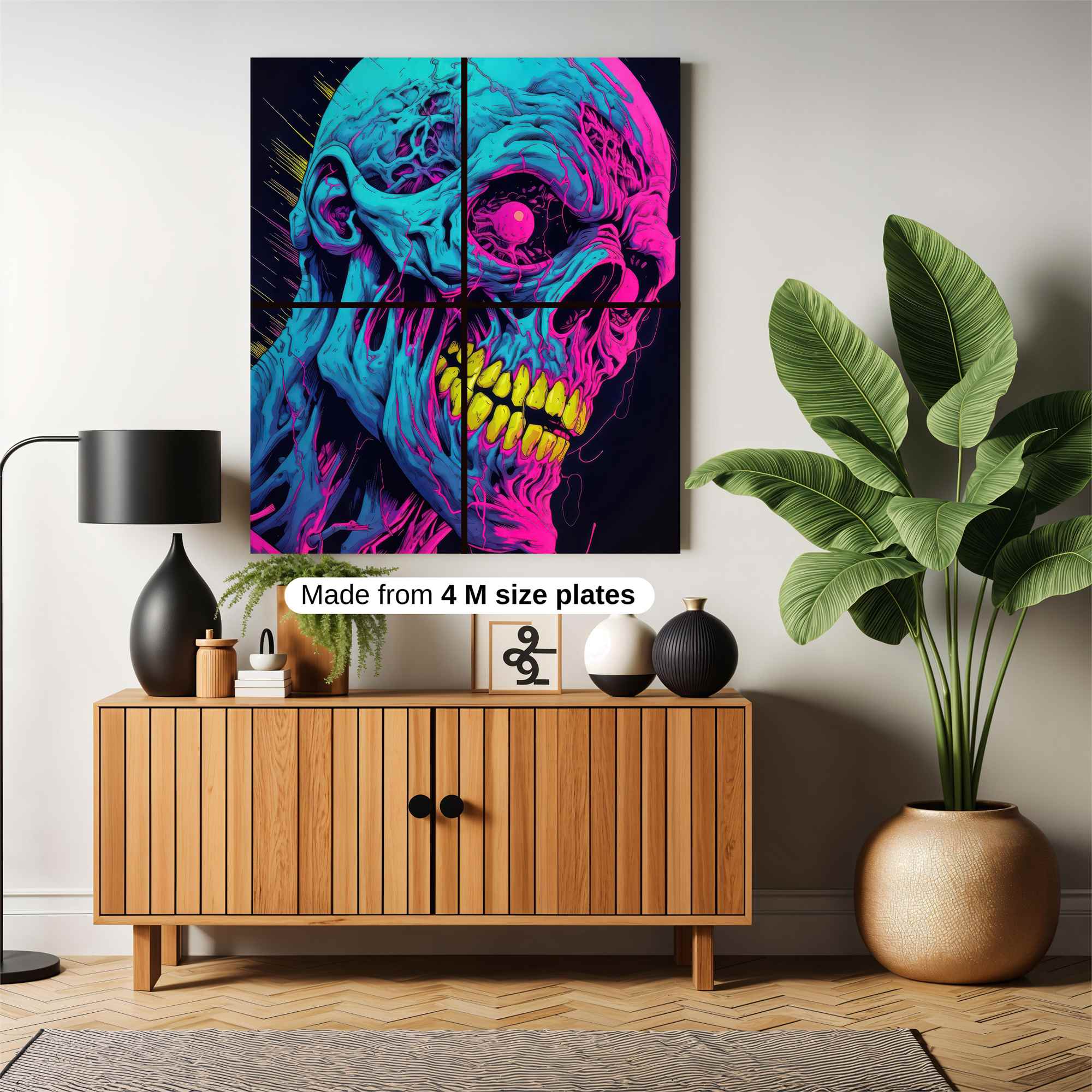Skull Euphoria Safe Wall Magnetic / M