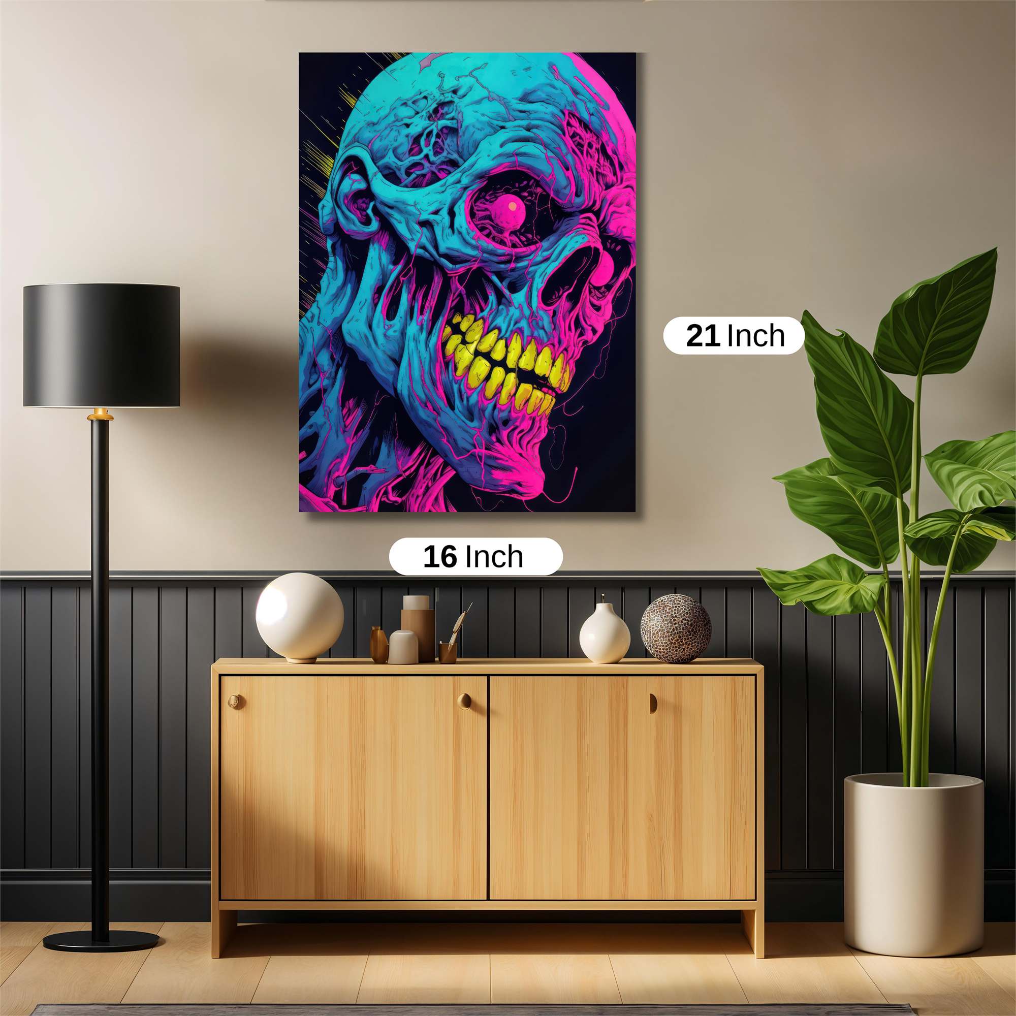 Skull Euphoria Safe Wall Magnetic / M