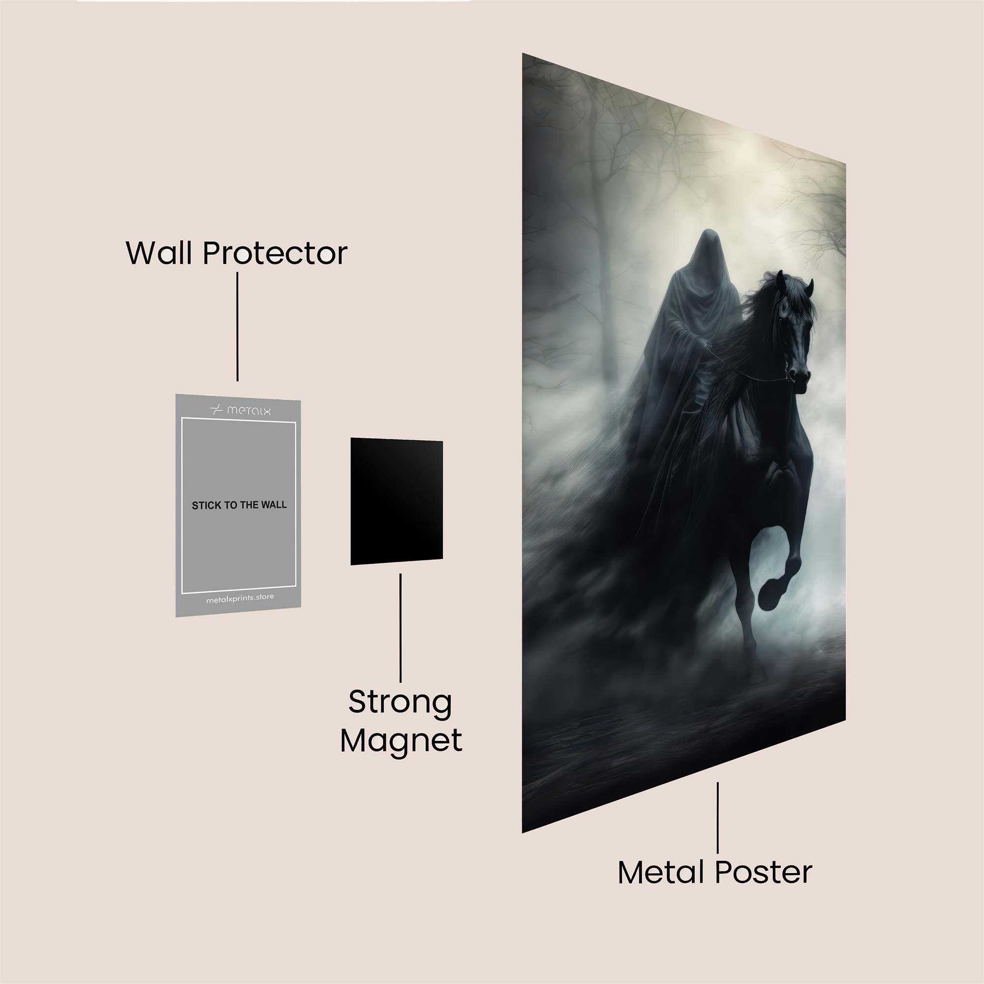 Reaper's Gallop Safe Wall Magnetic / M