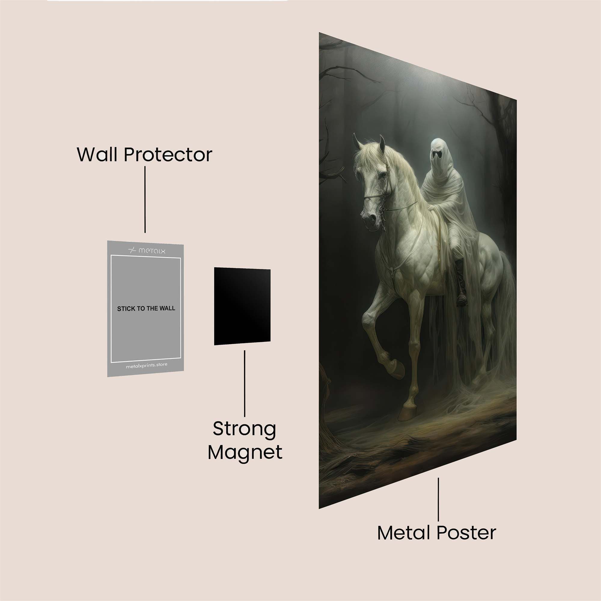 Phantom Rider Safe Wall Magnetic / M
