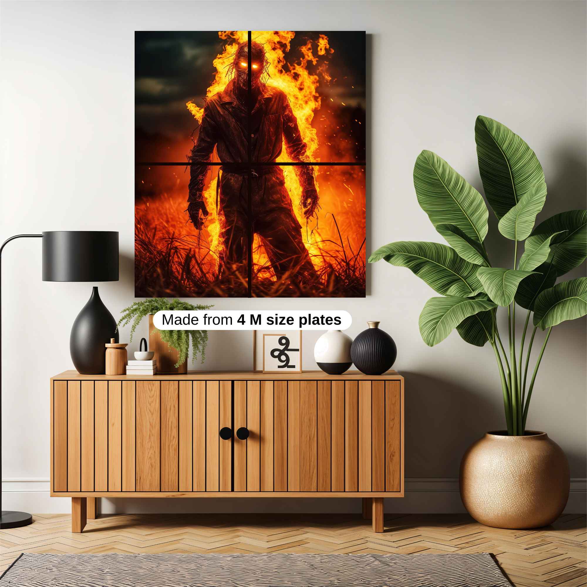 Scarecrow Inferno Safe Wall Magnetic / M