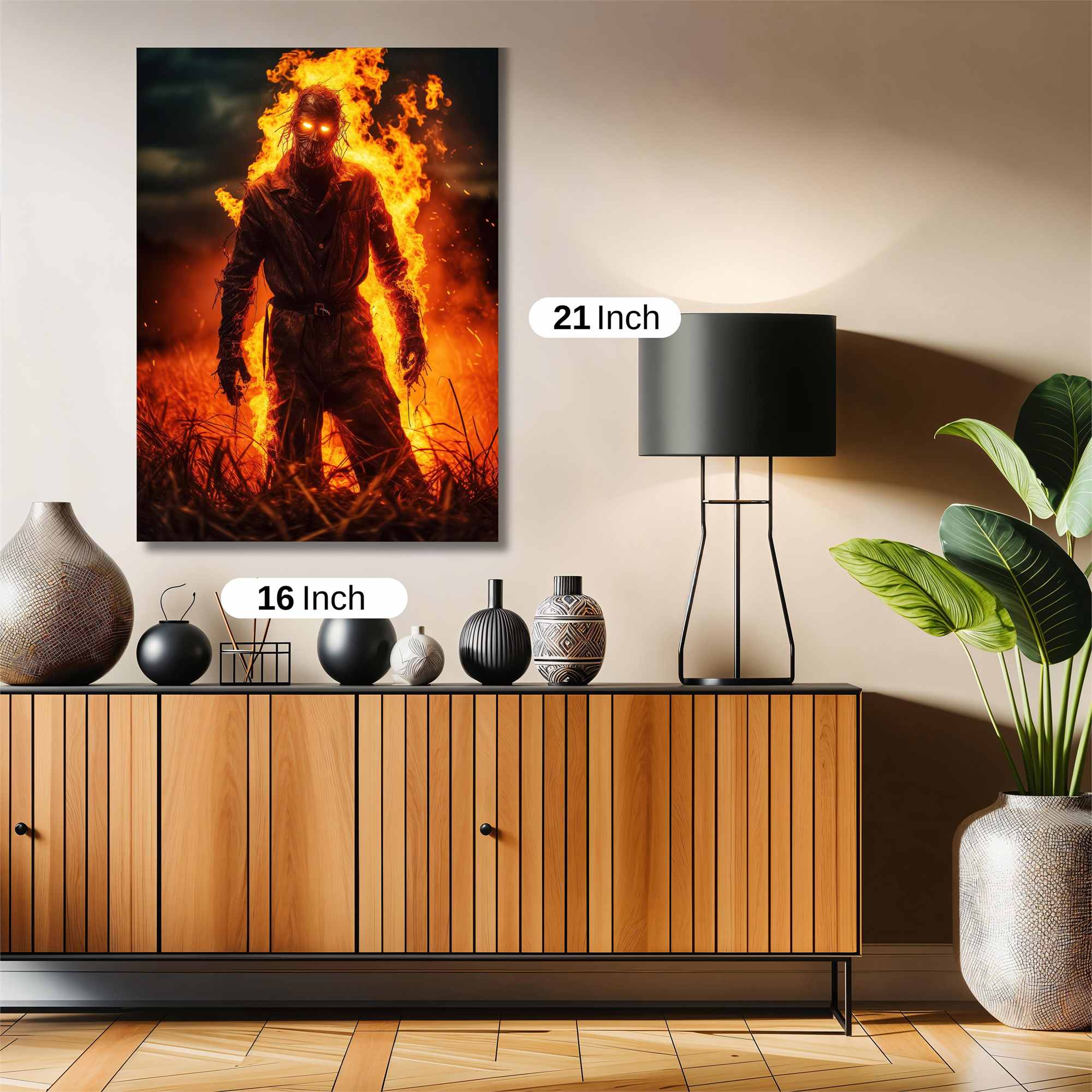 Scarecrow Inferno Safe Wall Magnetic / M
