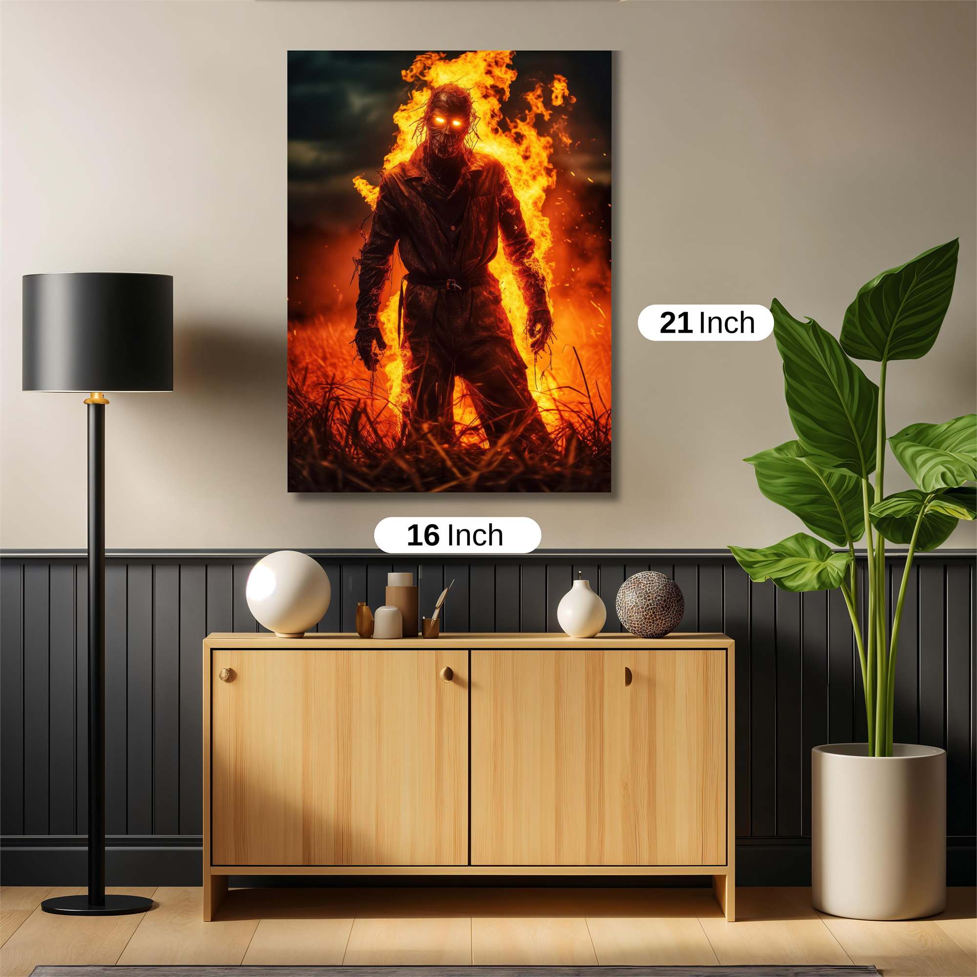 Scarecrow Inferno Safe Wall Magnetic / M