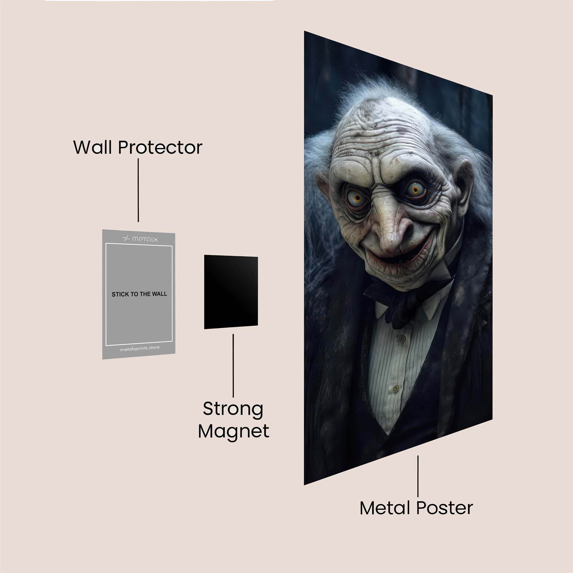 Ghoul Eerie Safe Wall Magnetic / M