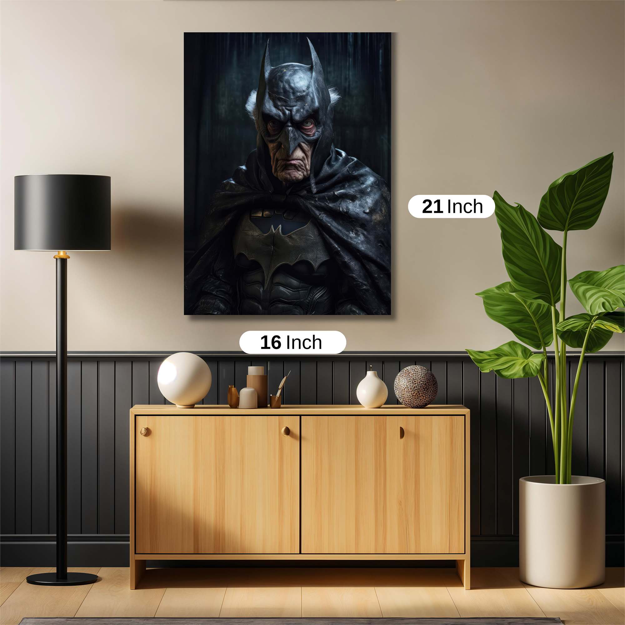 Batman Aged Safe Wall Magnetic / M