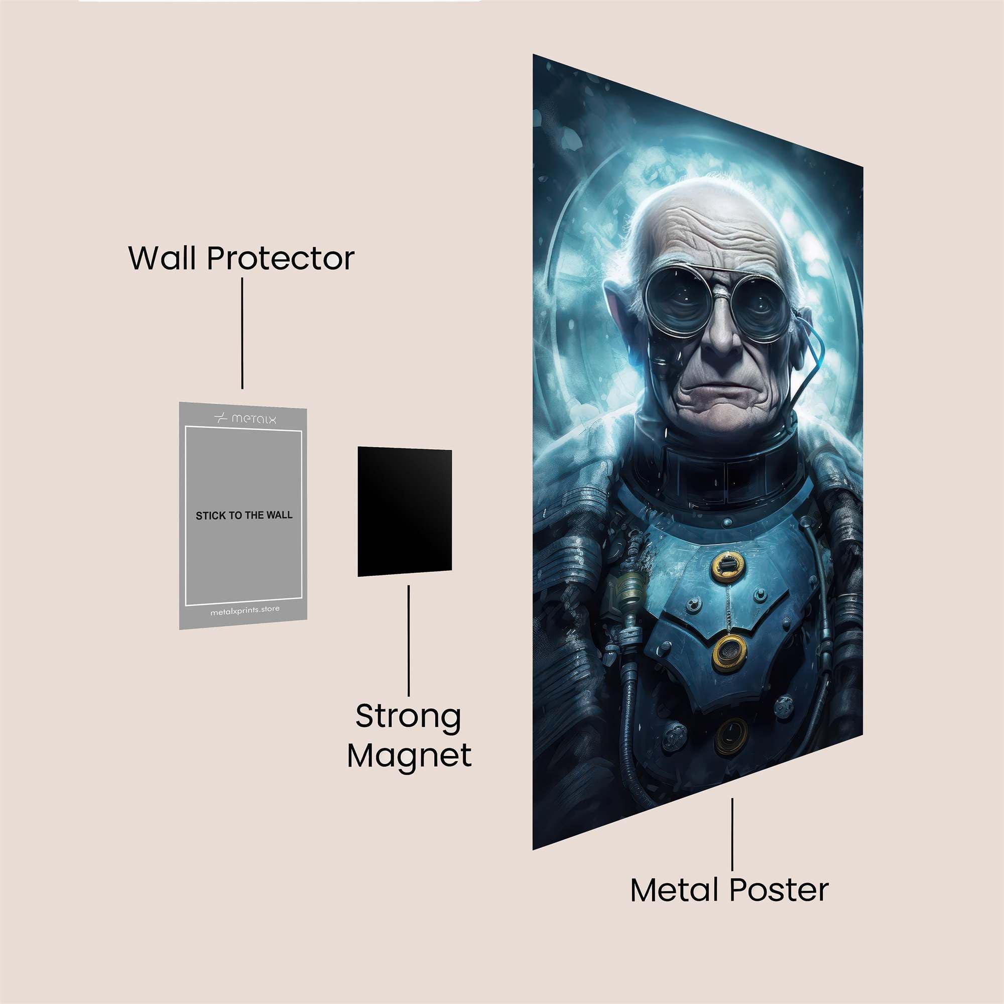 Lex Luminous Safe Wall Magnetic / M