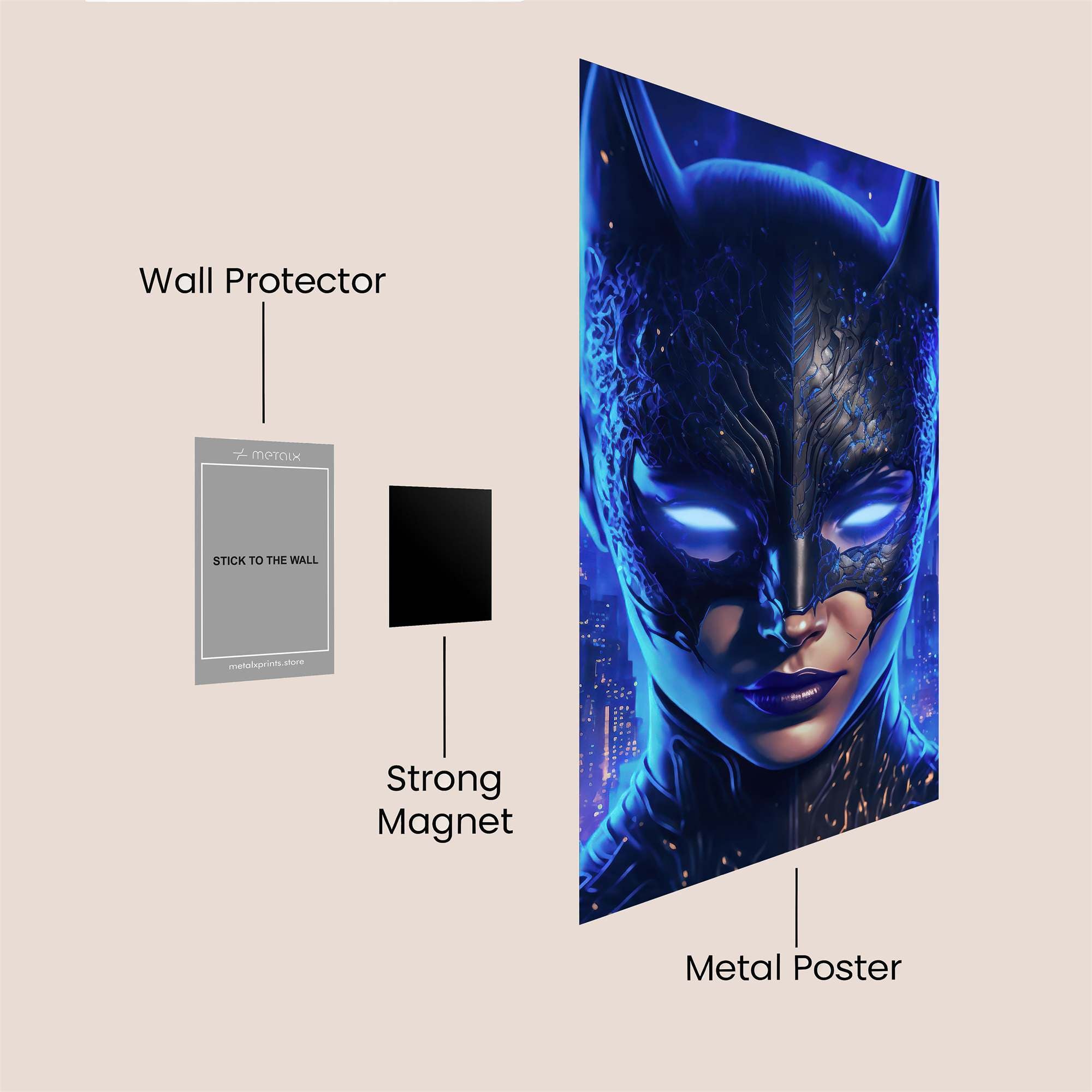 Batwoman Electric Safe Wall Magnetic / M