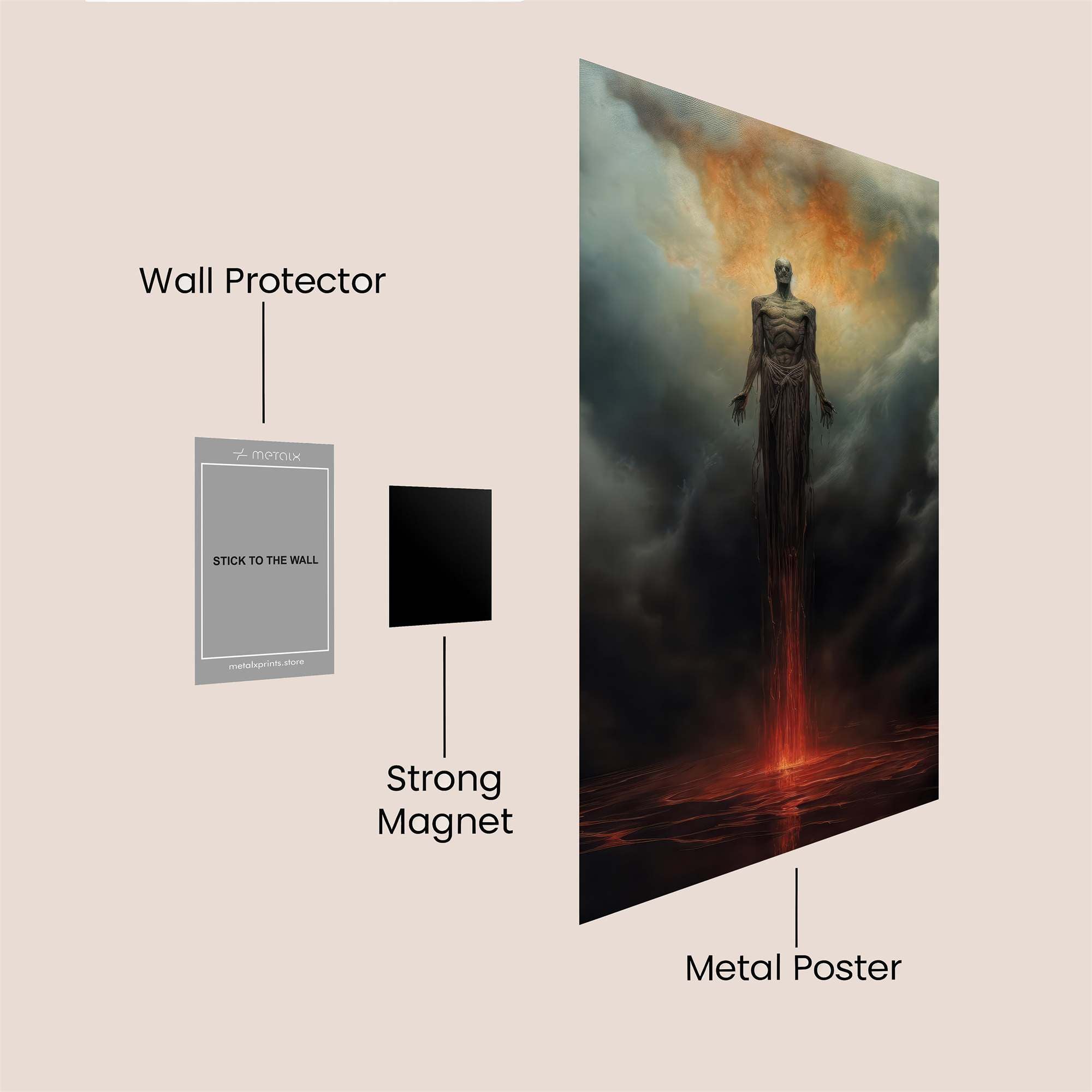 Ascendant Wrath Safe Wall Magnetic / M