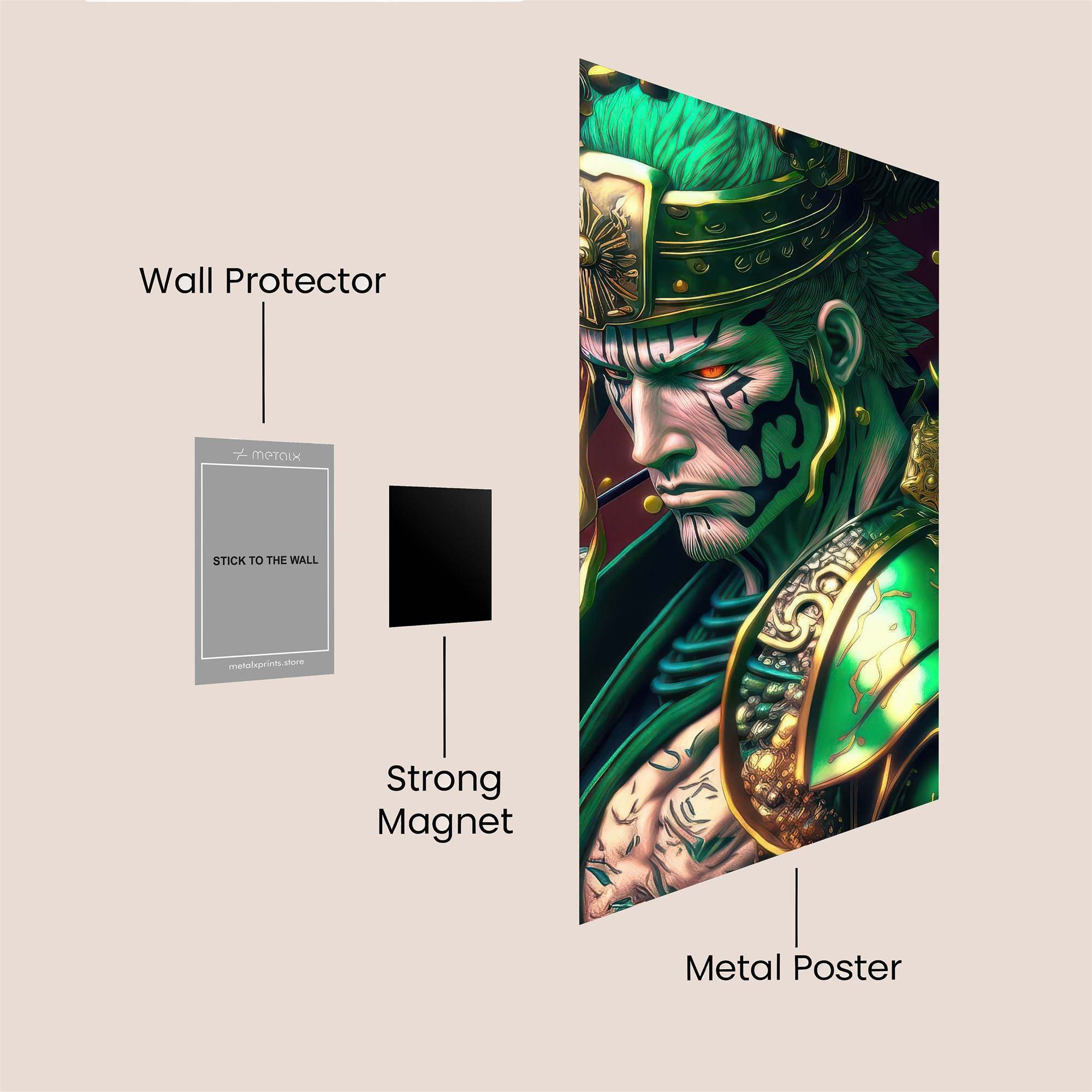 Warrior Resolute Safe Wall Magnetic / M