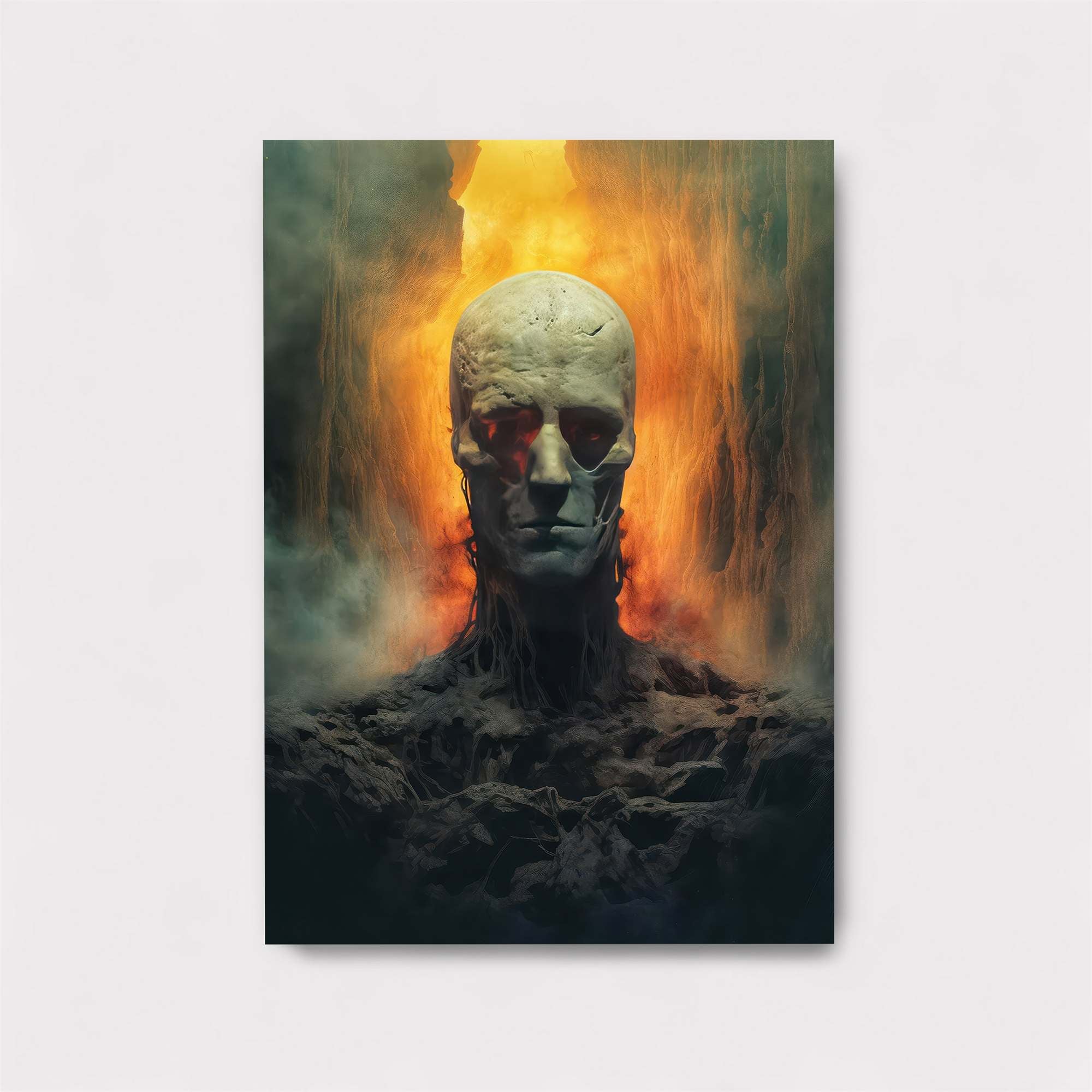 Skull Blaze Safe Wall Magnetic / M