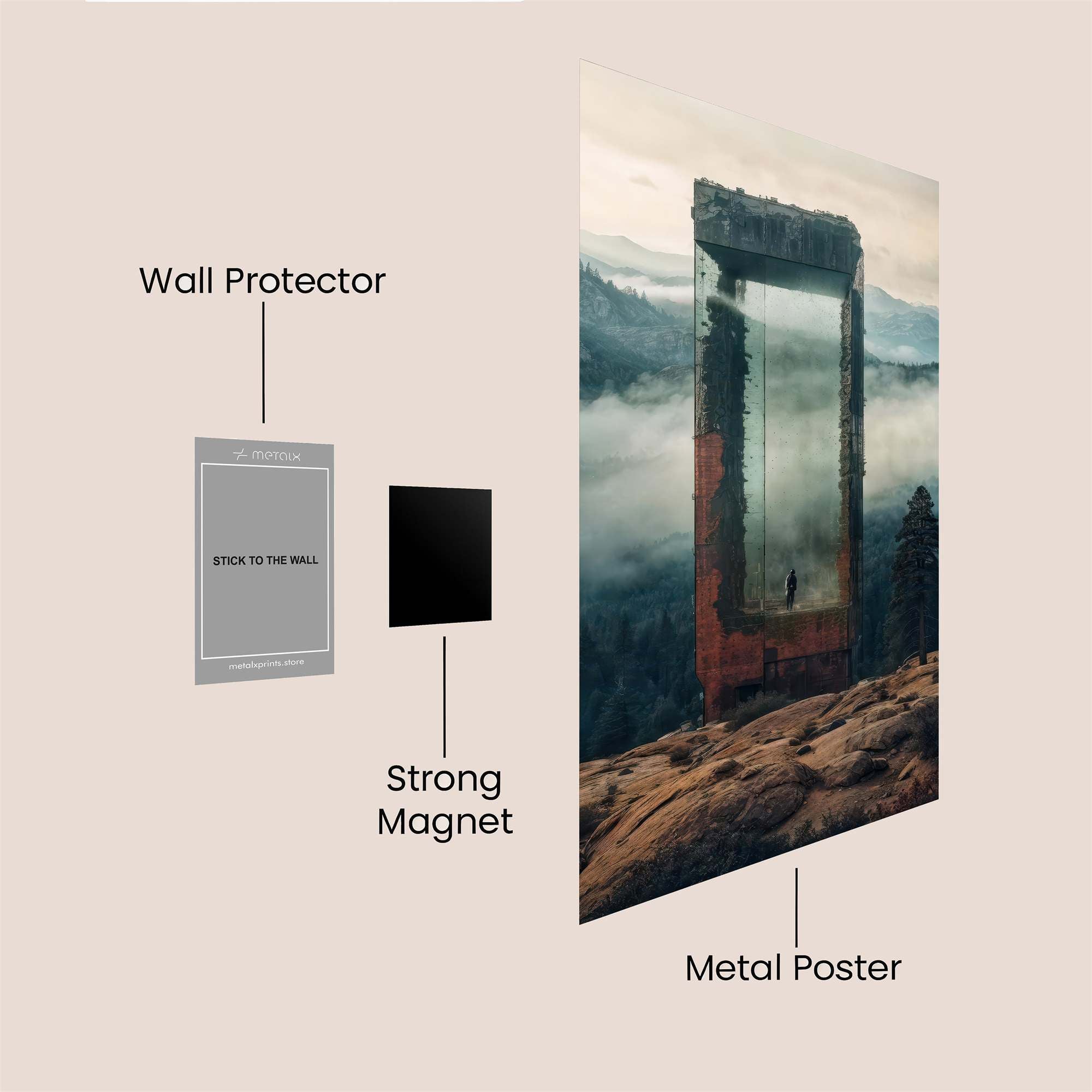 Portal Serenity Safe Wall Magnetic / M