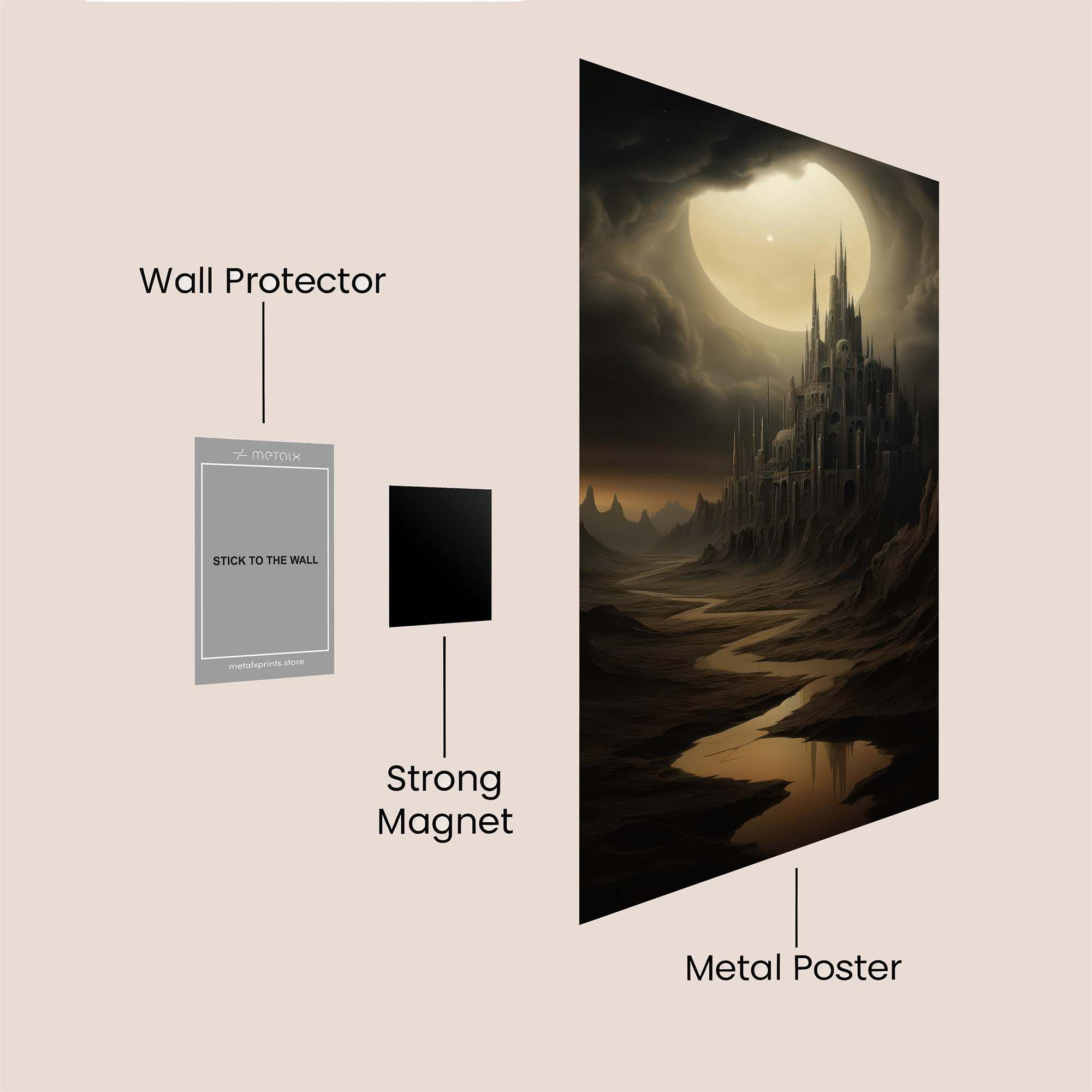 Dracula's Gloom Safe Wall Magnetic / M