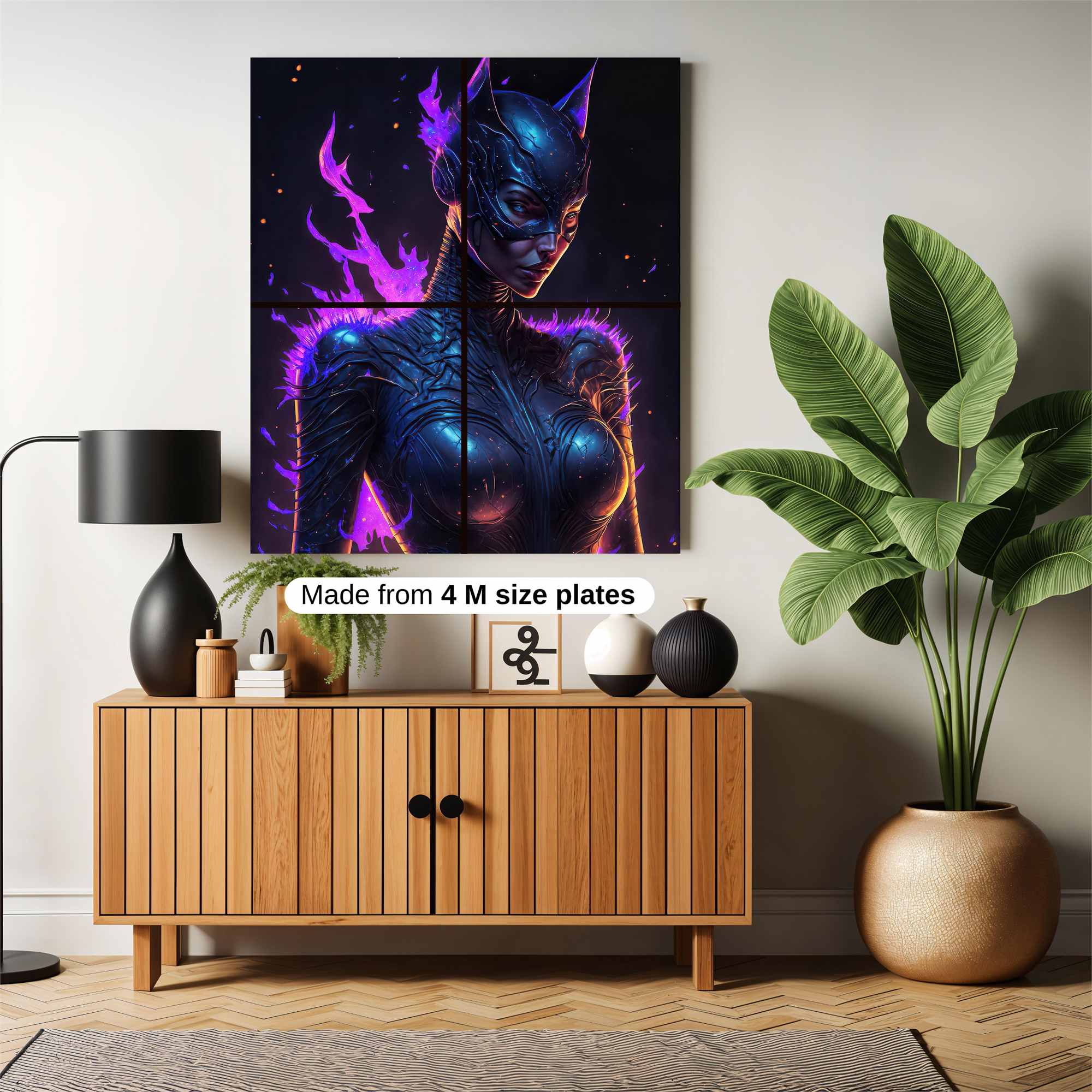 Catwoman Fiery Safe Wall Magnetic / M