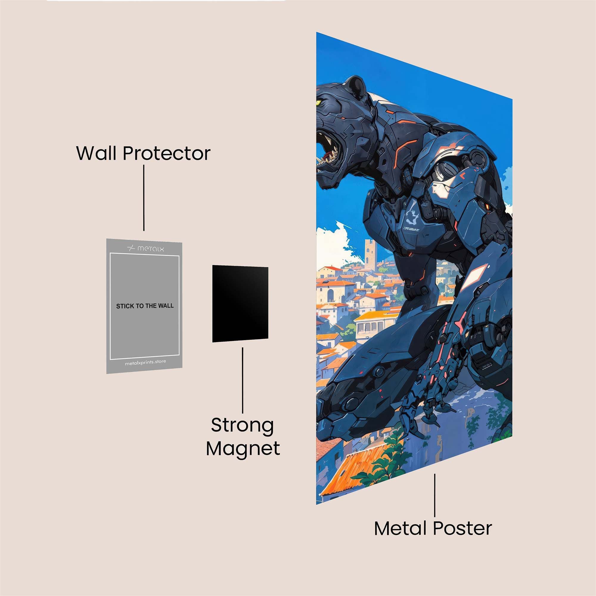 Panther Rampage Safe Wall Magnetic / M