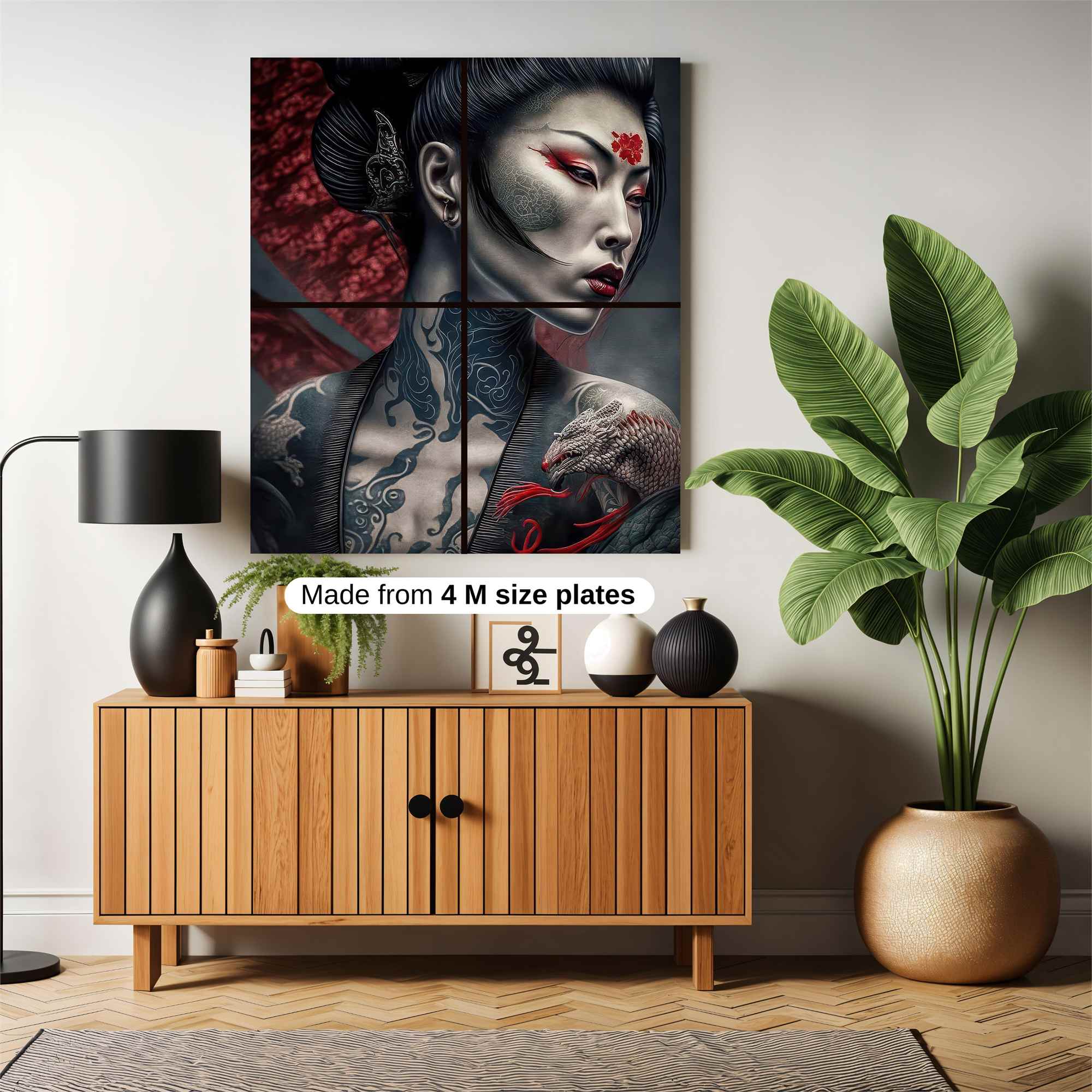Geisha Enigma Safe Wall Magnetic / M