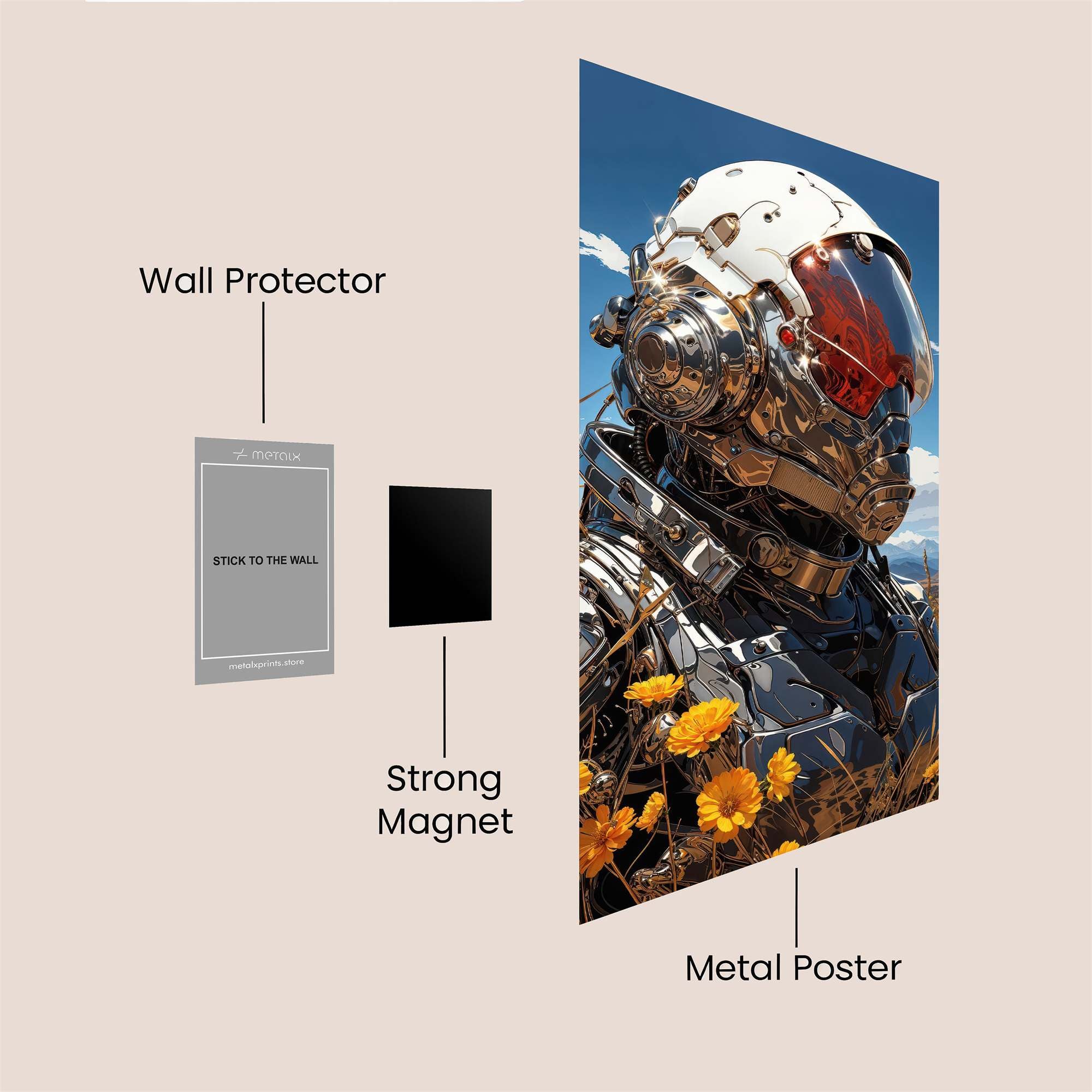 Robot Serenity Safe Wall Magnetic / M