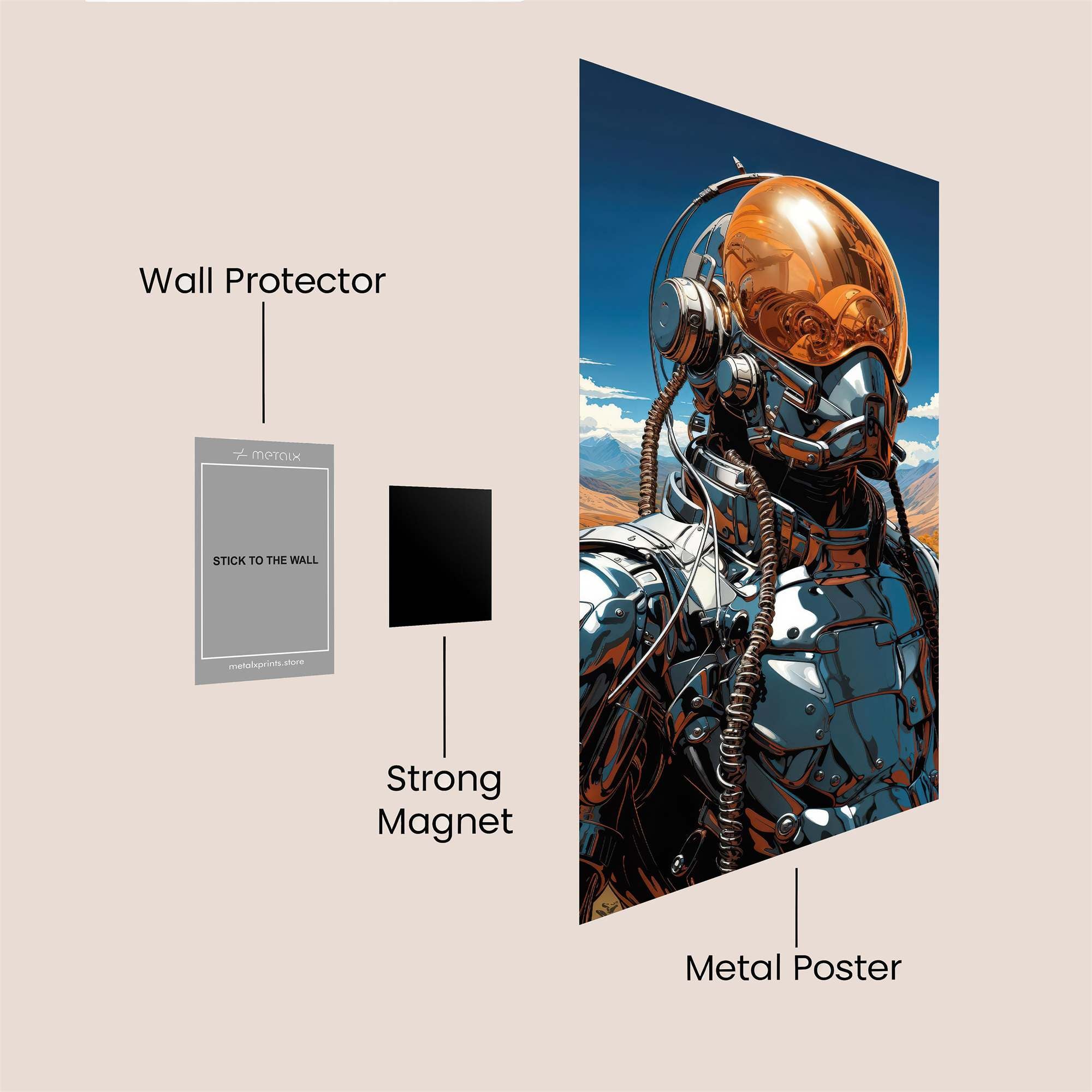Cyber Solitude Safe Wall Magnetic / M