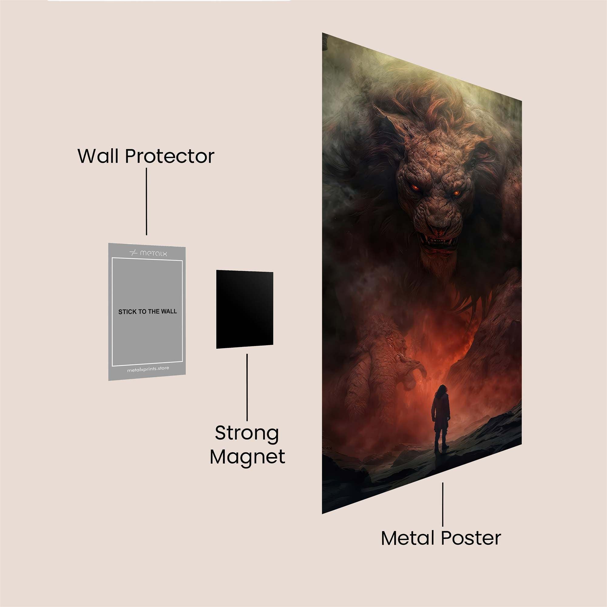 Beast Dread Safe Wall Magnetic / M