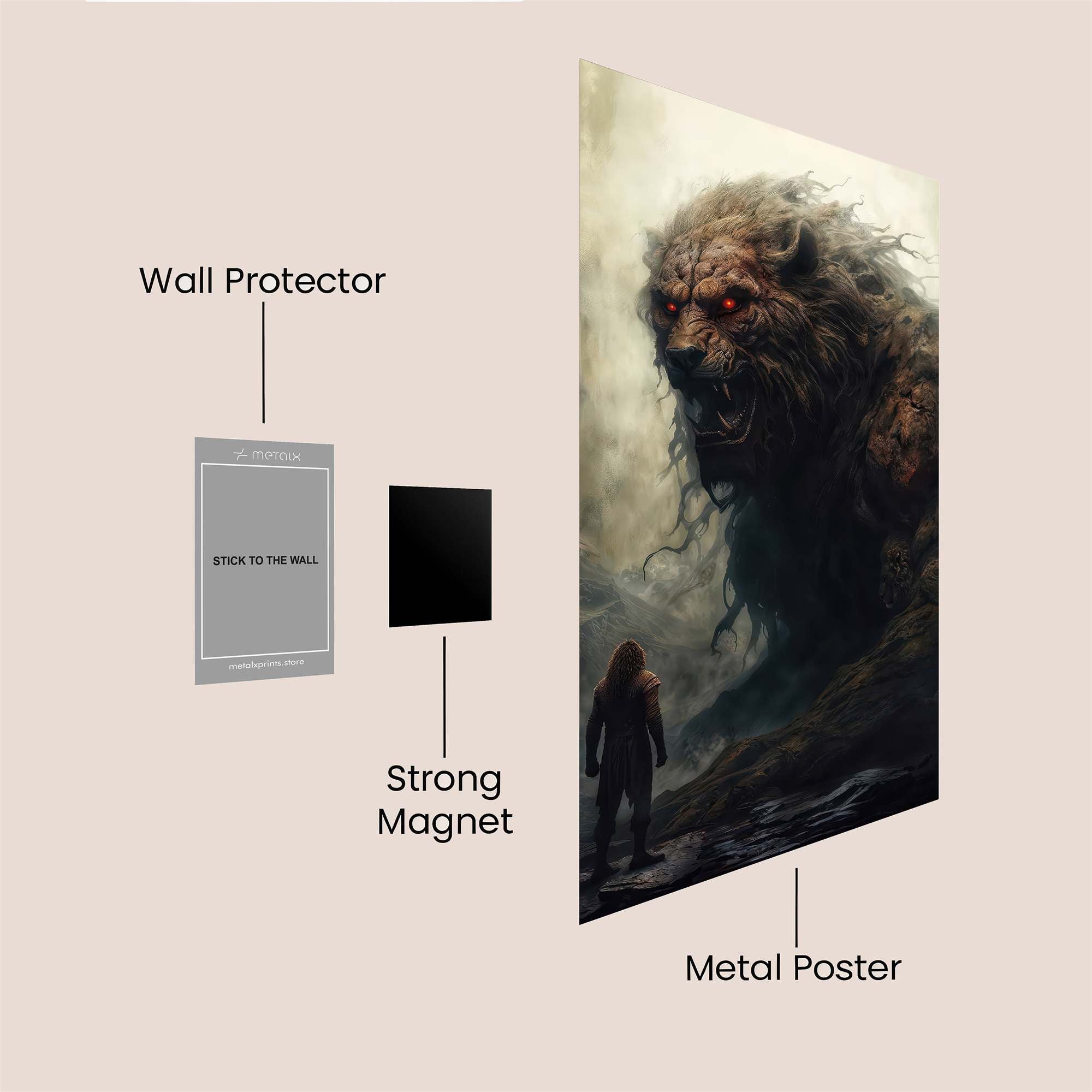 Beast Dread Safe Wall Magnetic / M