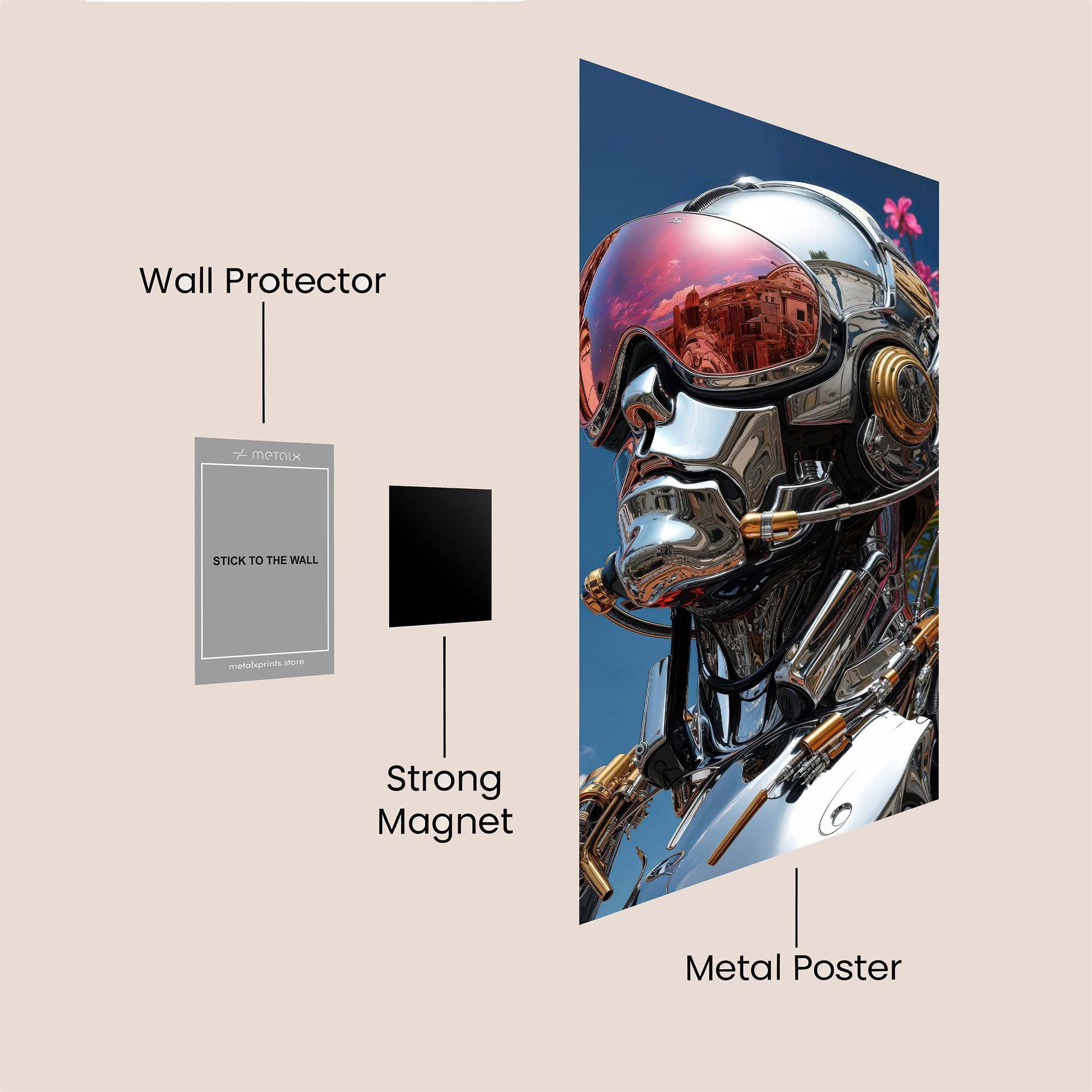 Robot Serenity Safe Wall Magnetic / M