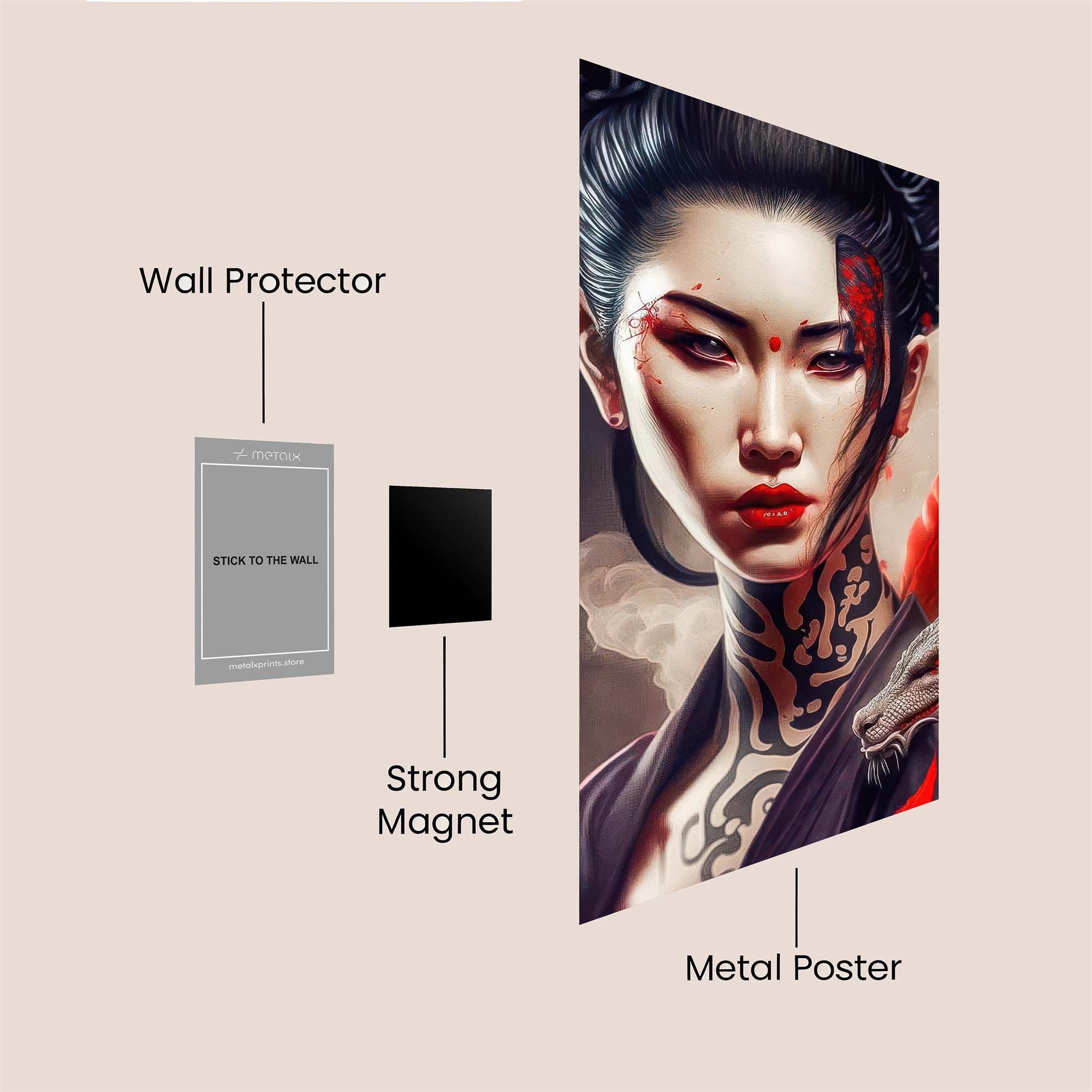 Dragon Serenity Safe Wall Magnetic / M