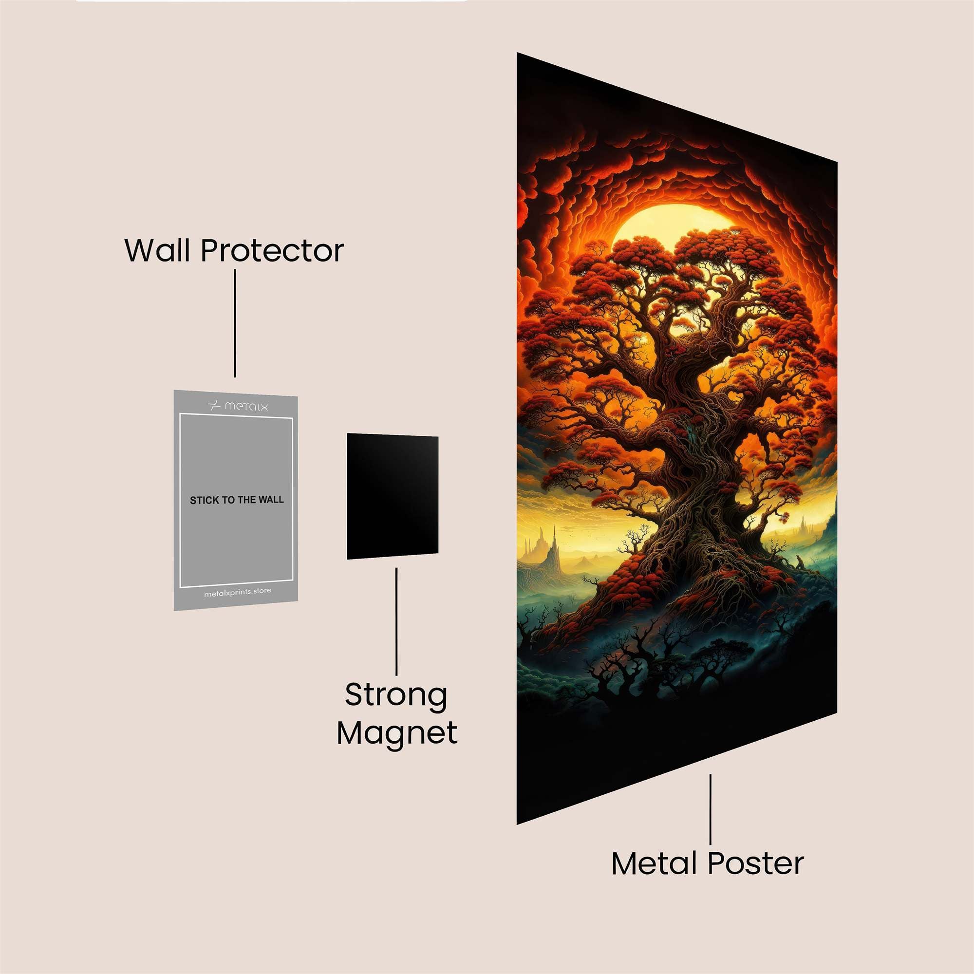 Yggdrasil Blaze Safe Wall Magnetic / M