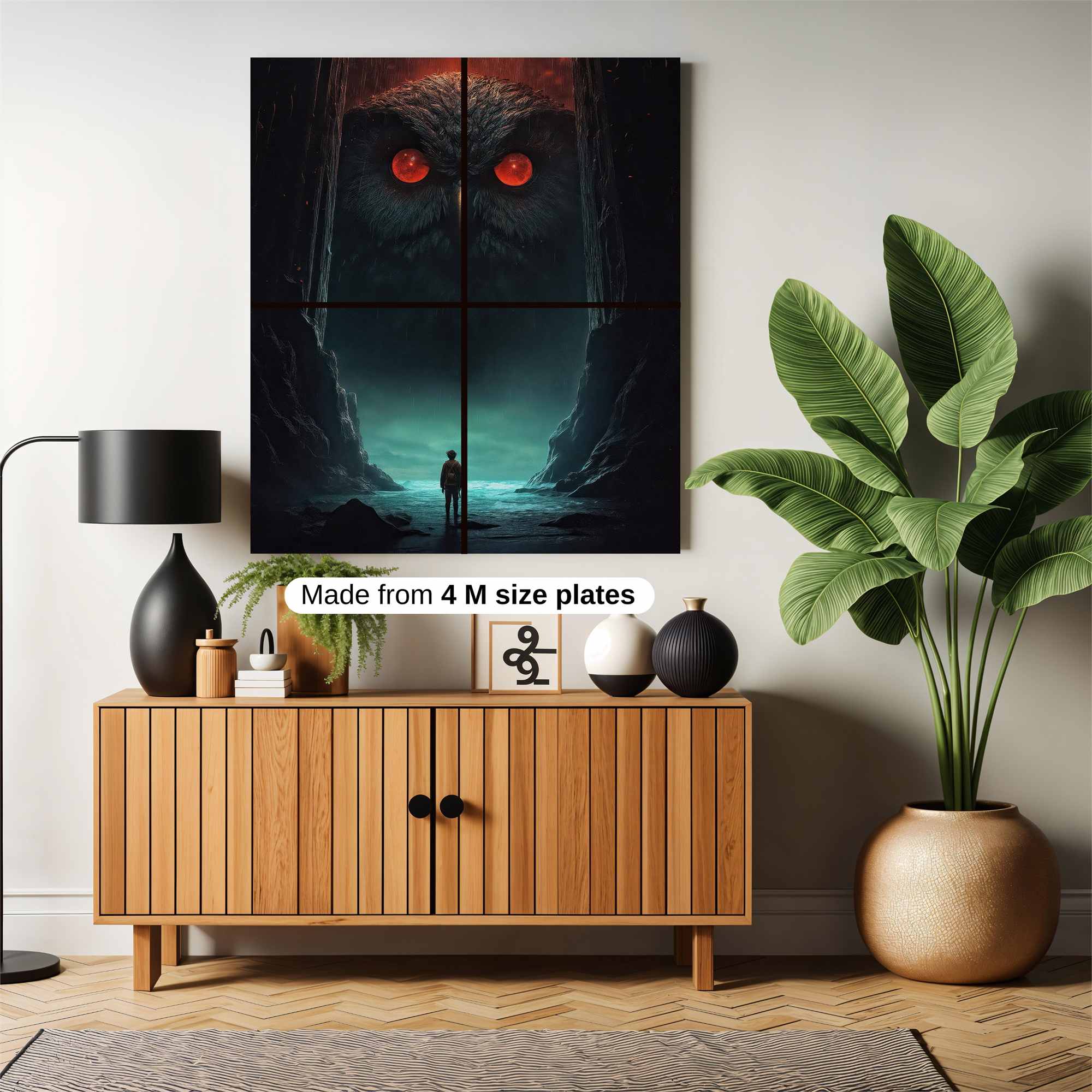 Owl Menace Safe Wall Magnetic / M