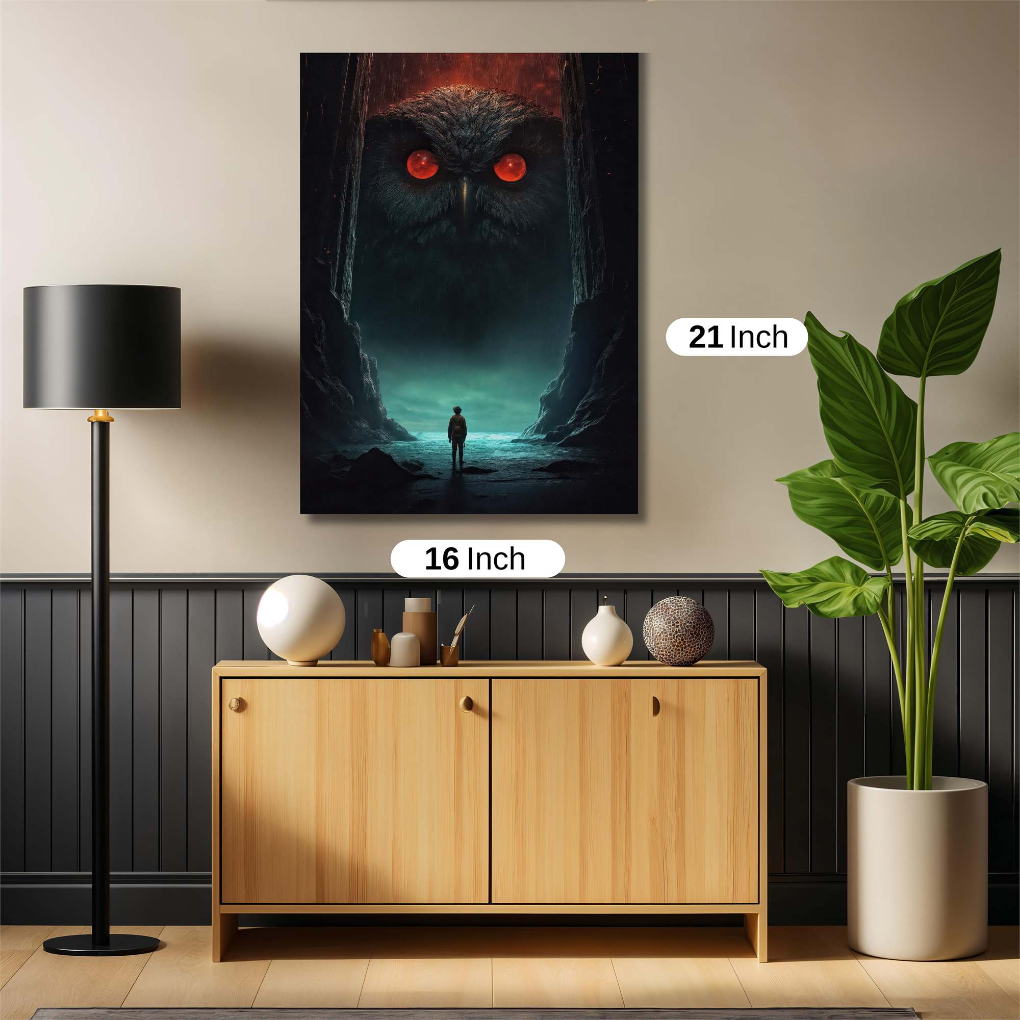 Owl Menace Safe Wall Magnetic / M