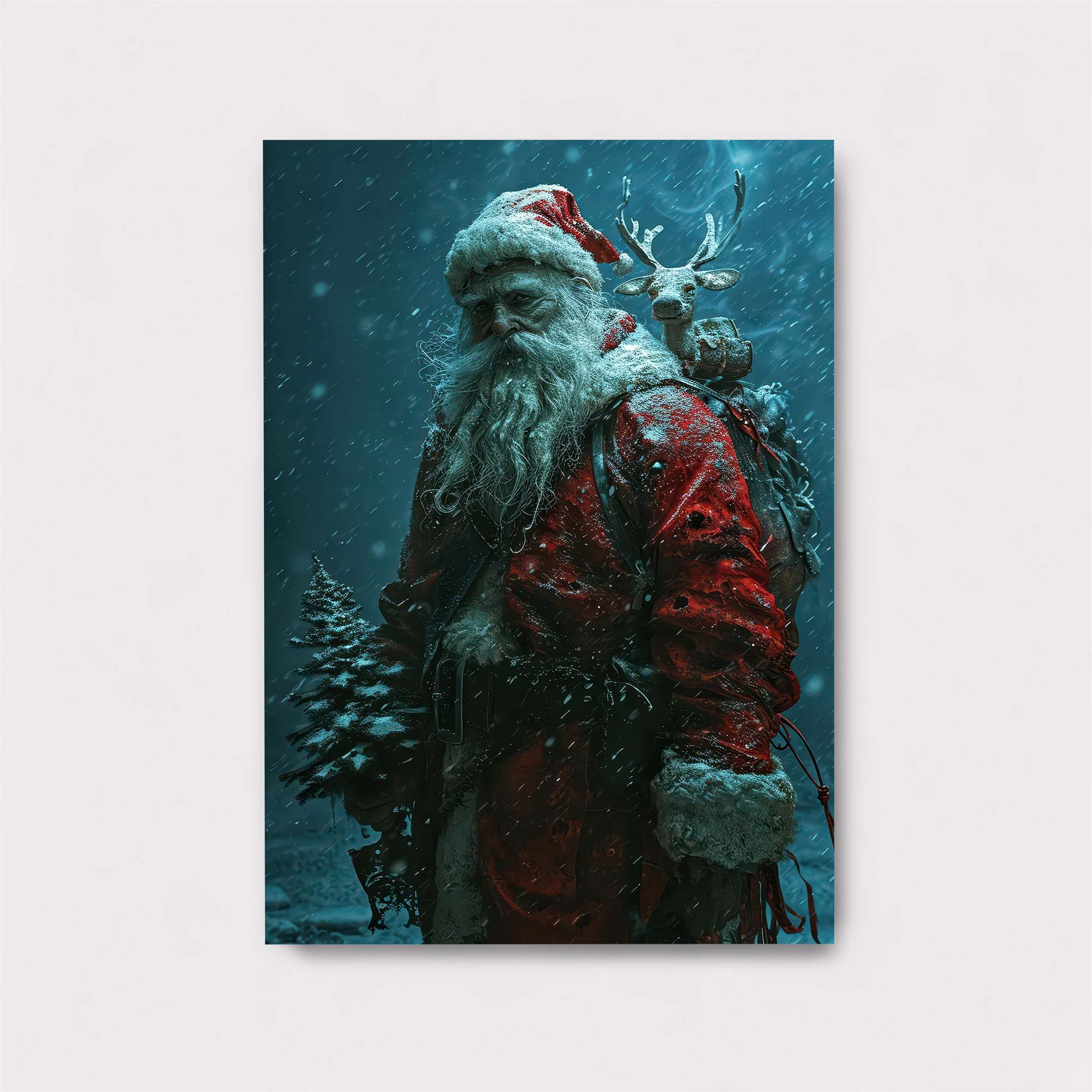 Santa Weary Safe Wall Magnetic / M