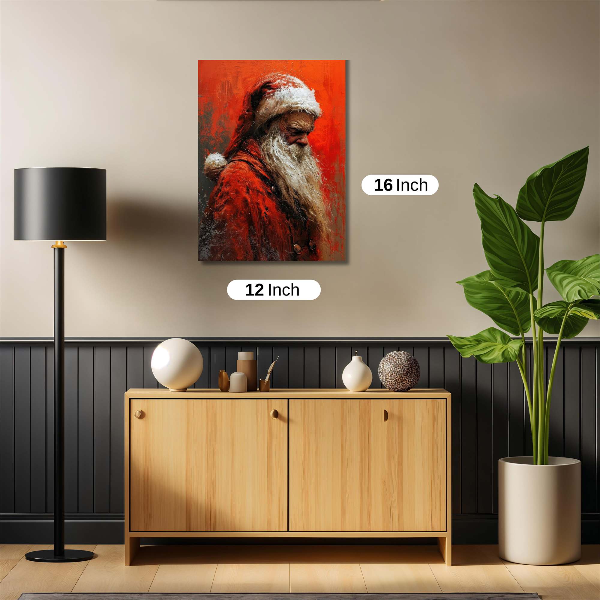 Santa Sombre Safe Wall Magnetic / M