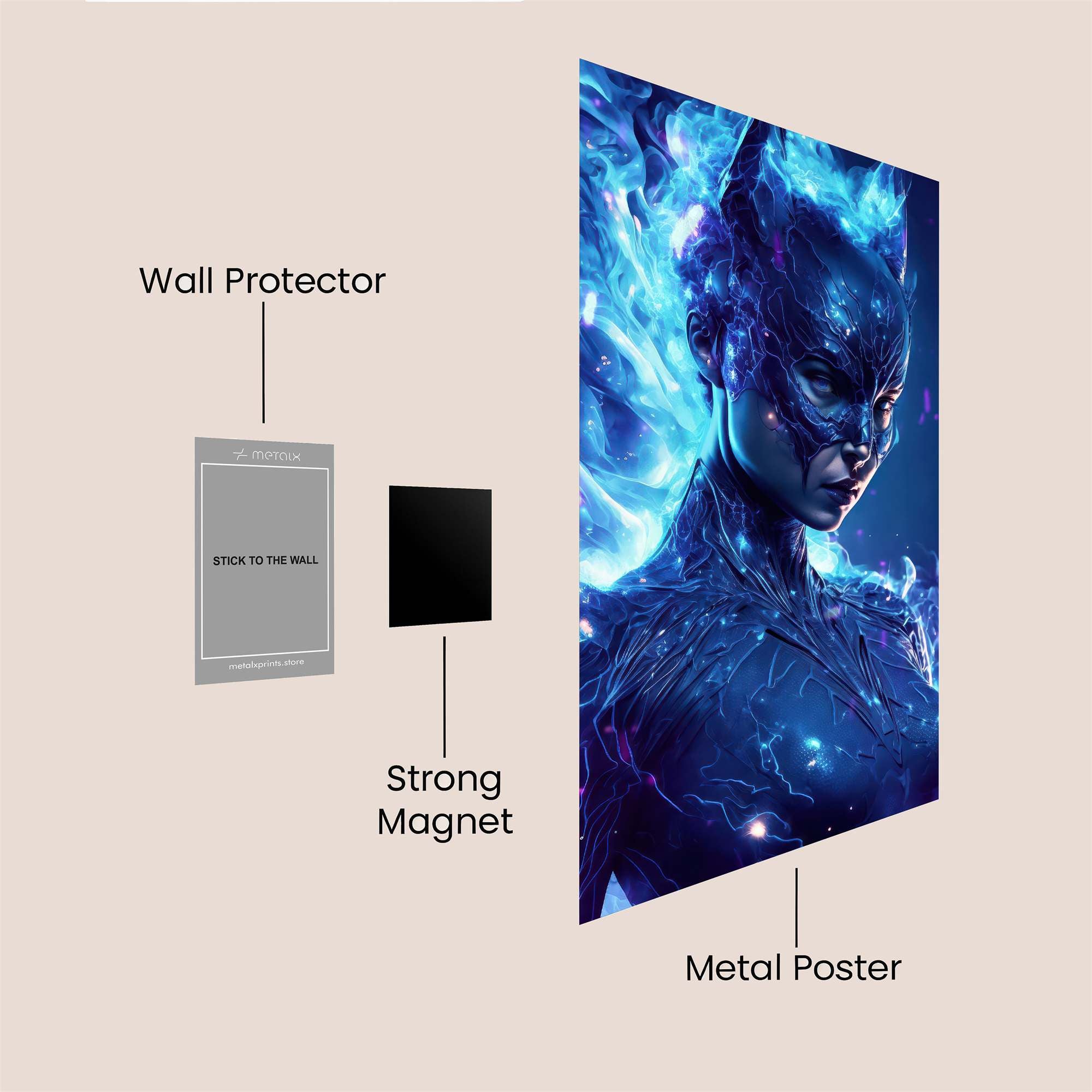 Catwoman Cosmic Safe Wall Magnetic / M