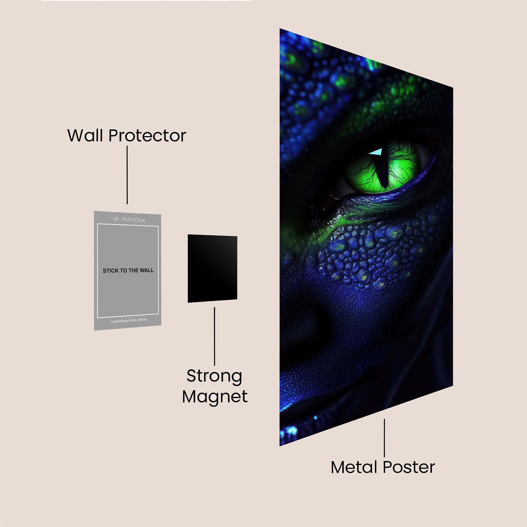 Alien Enigma Safe Wall Magnetic / M