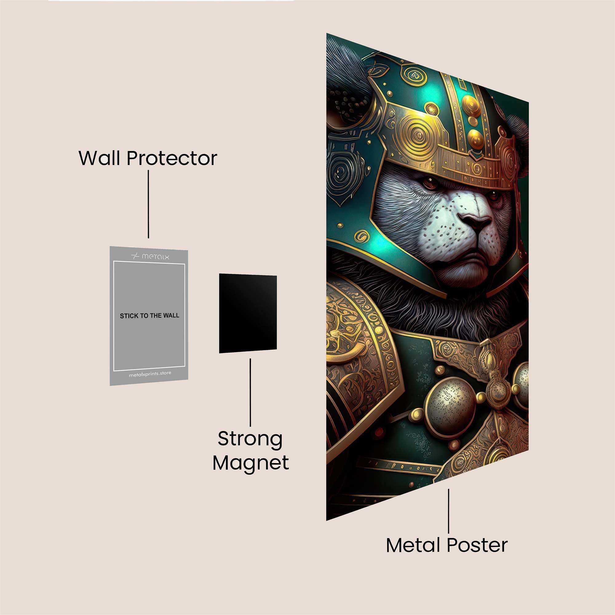 Knightly Valor Safe Wall Magnetic / M