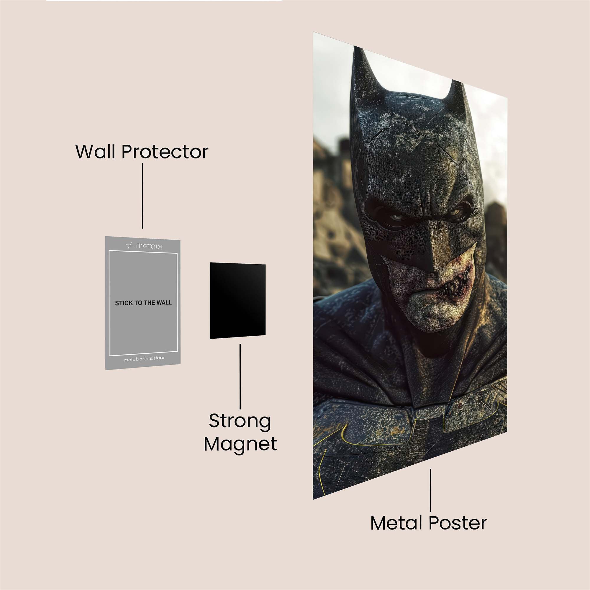 Batman Desolate Safe Wall Magnetic / M