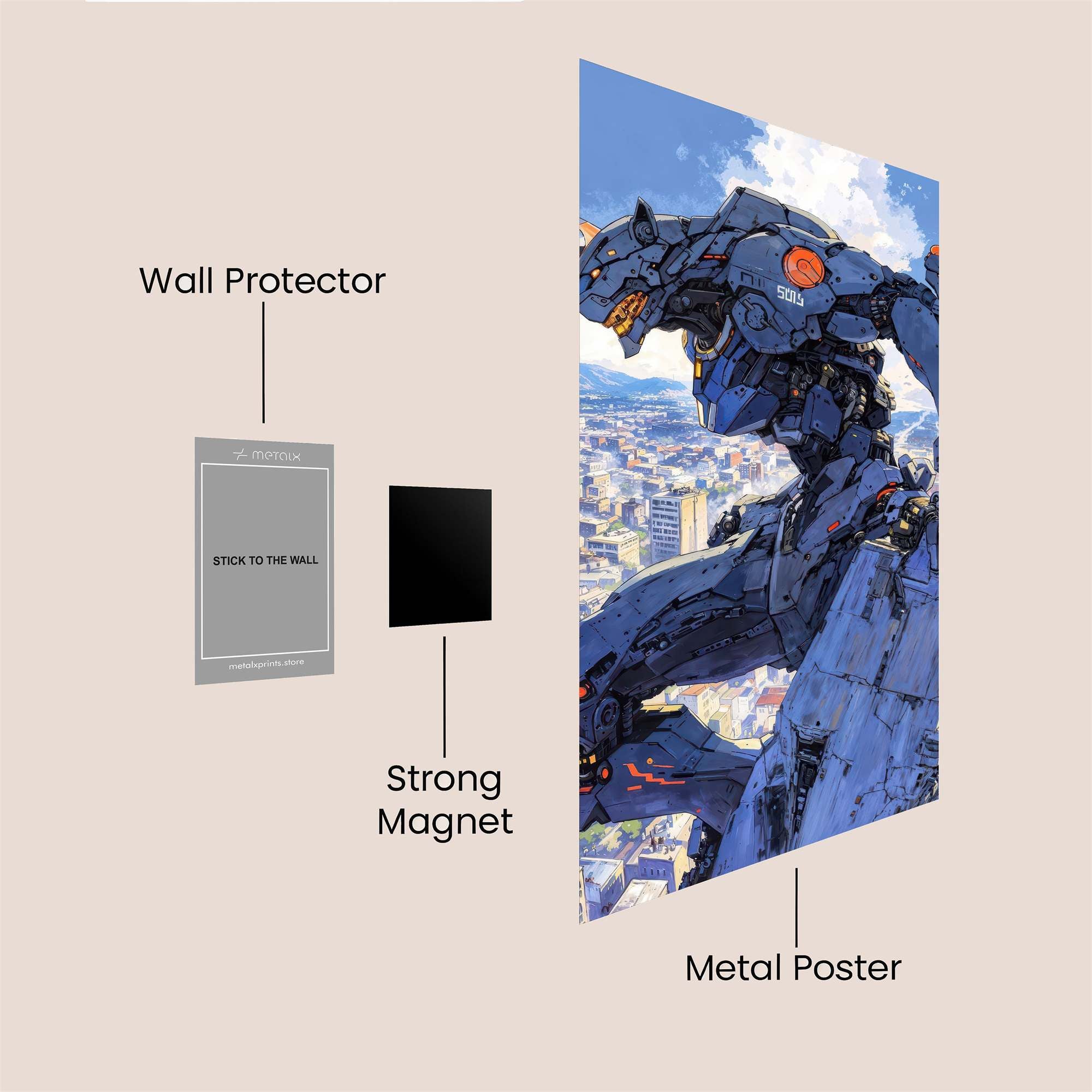 Evangelion Despair Safe Wall Magnetic / M