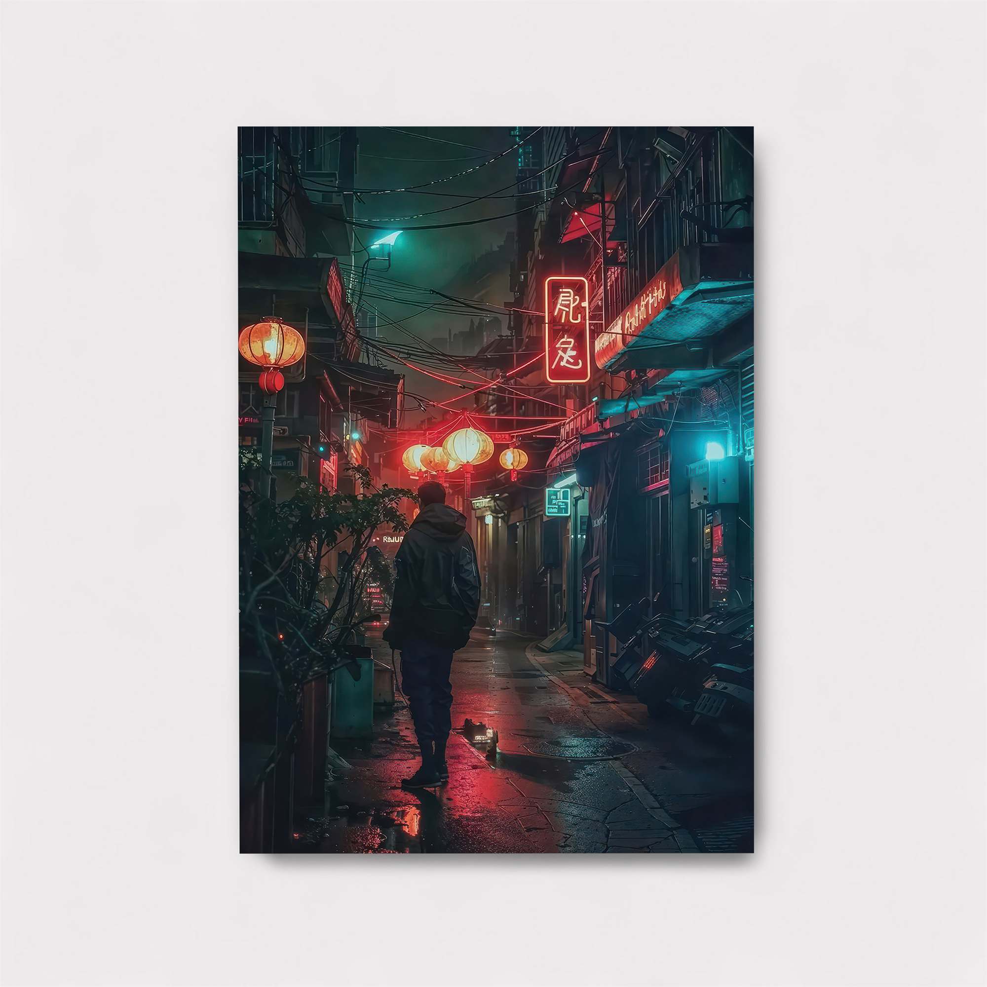 Neon Solitude Safe Wall Magnetic / M