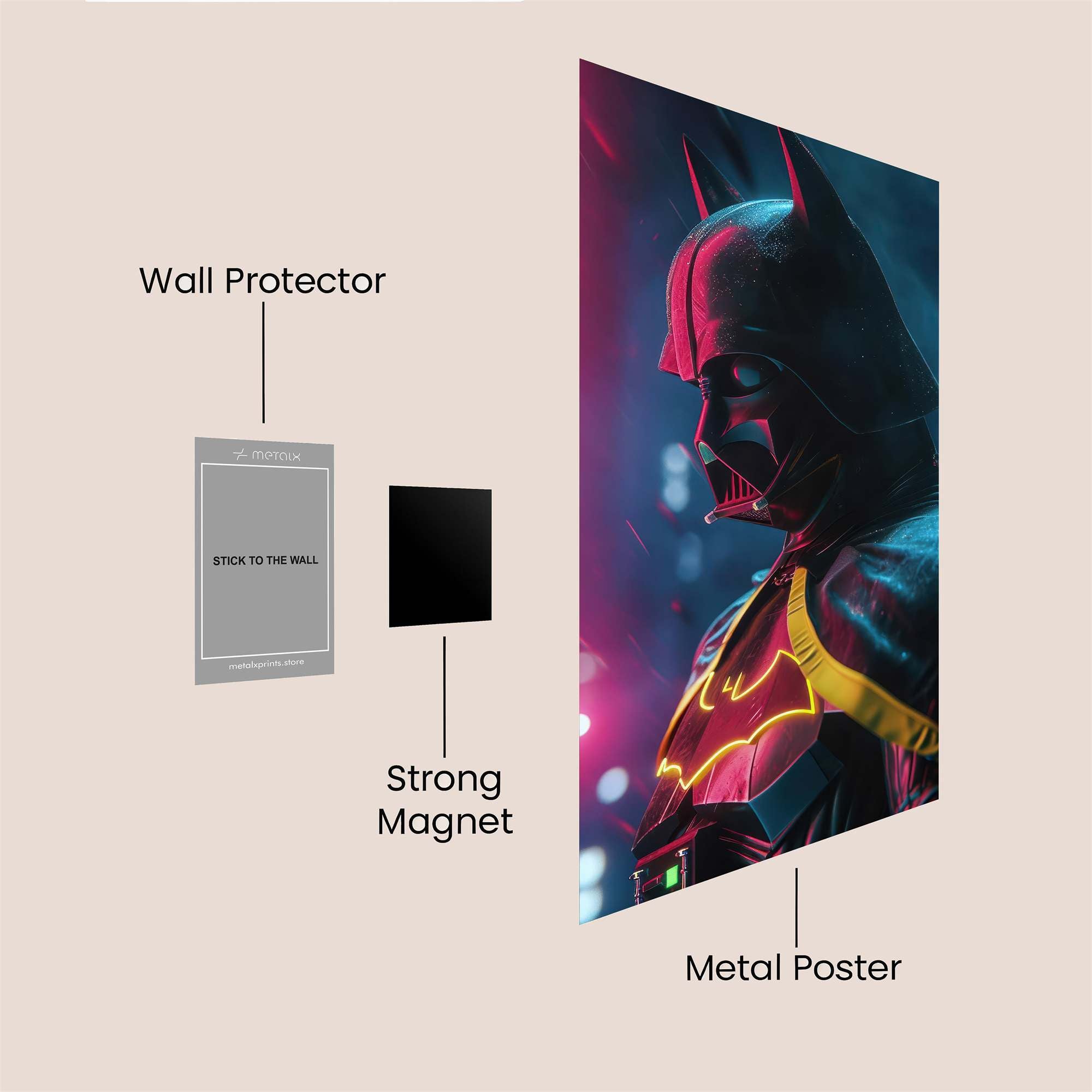 Batman Fusion Safe Wall Magnetic / M