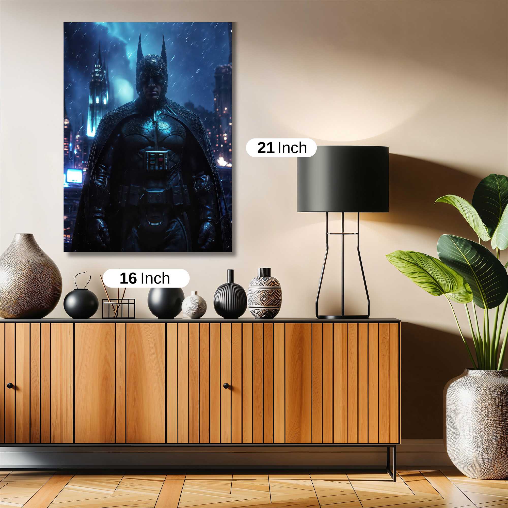 Batman Brooding Safe Wall Magnetic / M