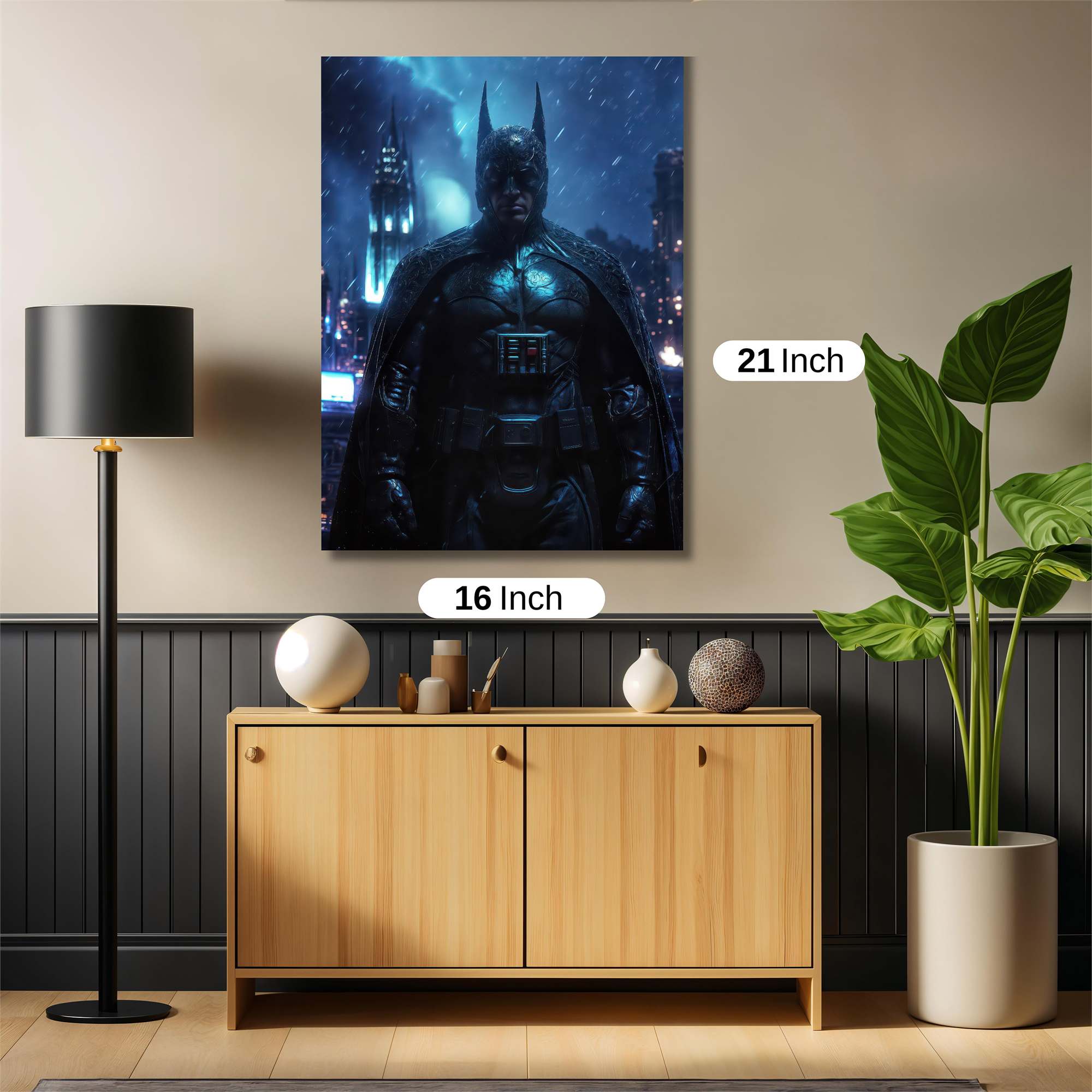 Batman Brooding Safe Wall Magnetic / M