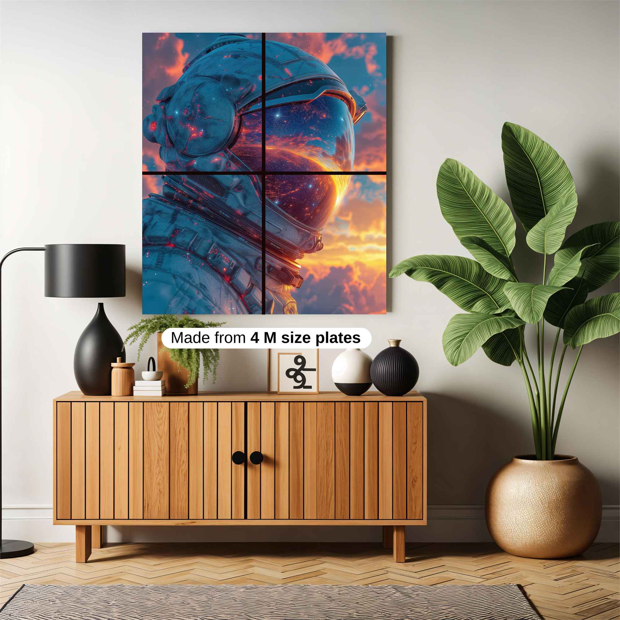 Astronaut Dreamscape Safe Wall Magnetic / M