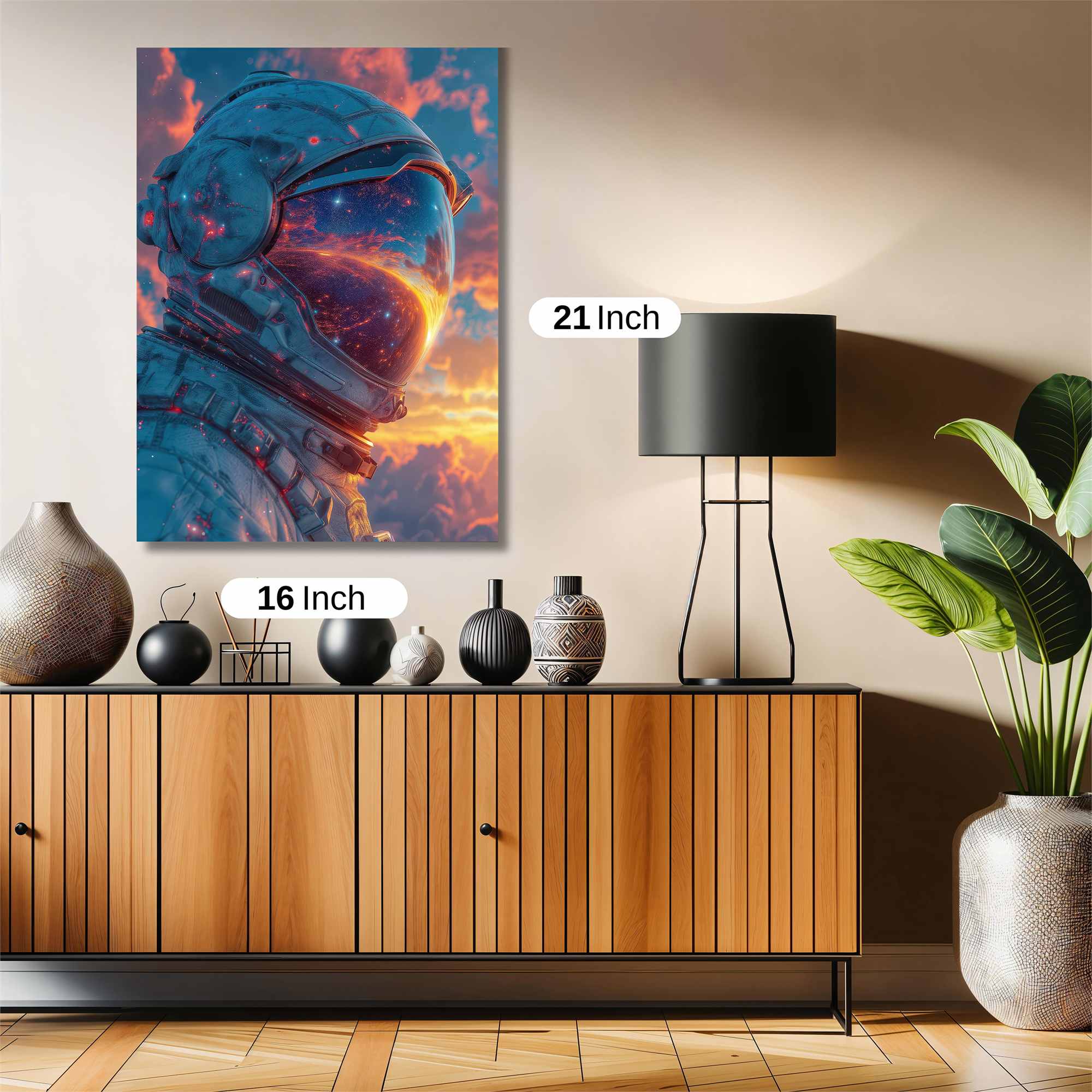 Astronaut Dreamscape Safe Wall Magnetic / M