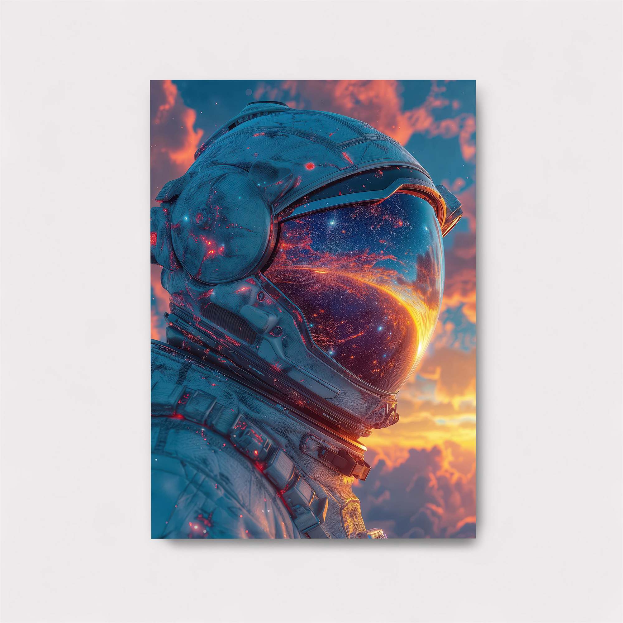 Astronaut Dreamscape Safe Wall Magnetic / M