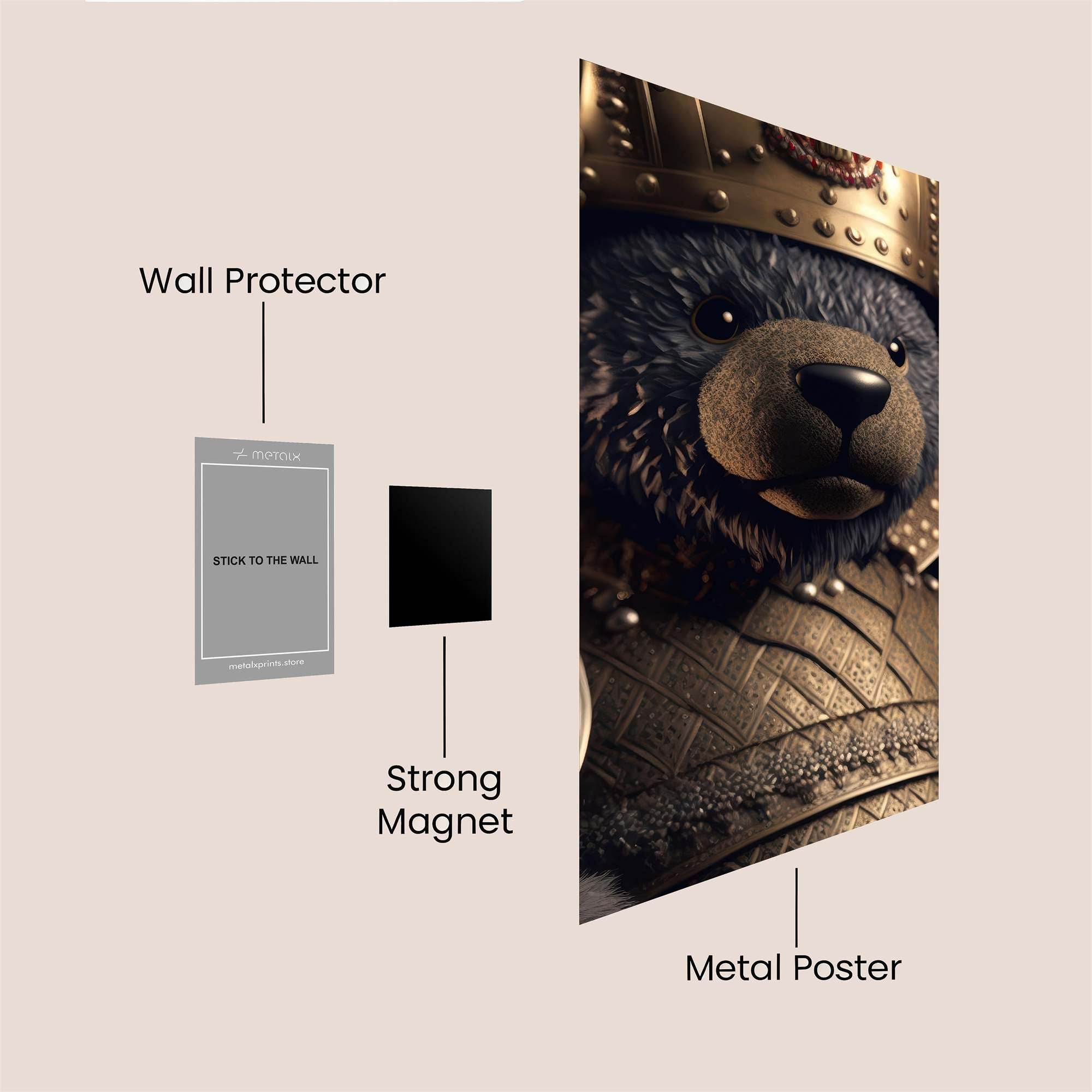 Samurai Serenity Safe Wall Magnetic / M