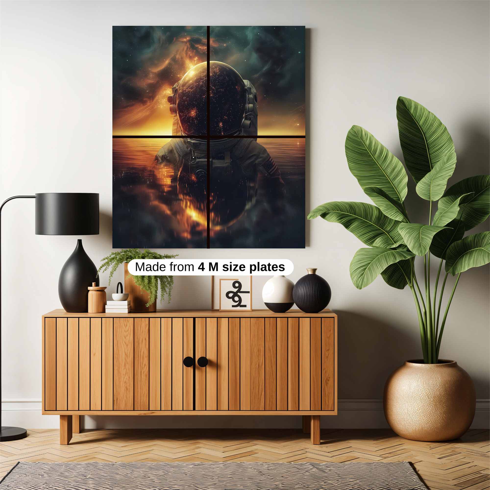 Astronaut Ablaze Safe Wall Magnetic / M