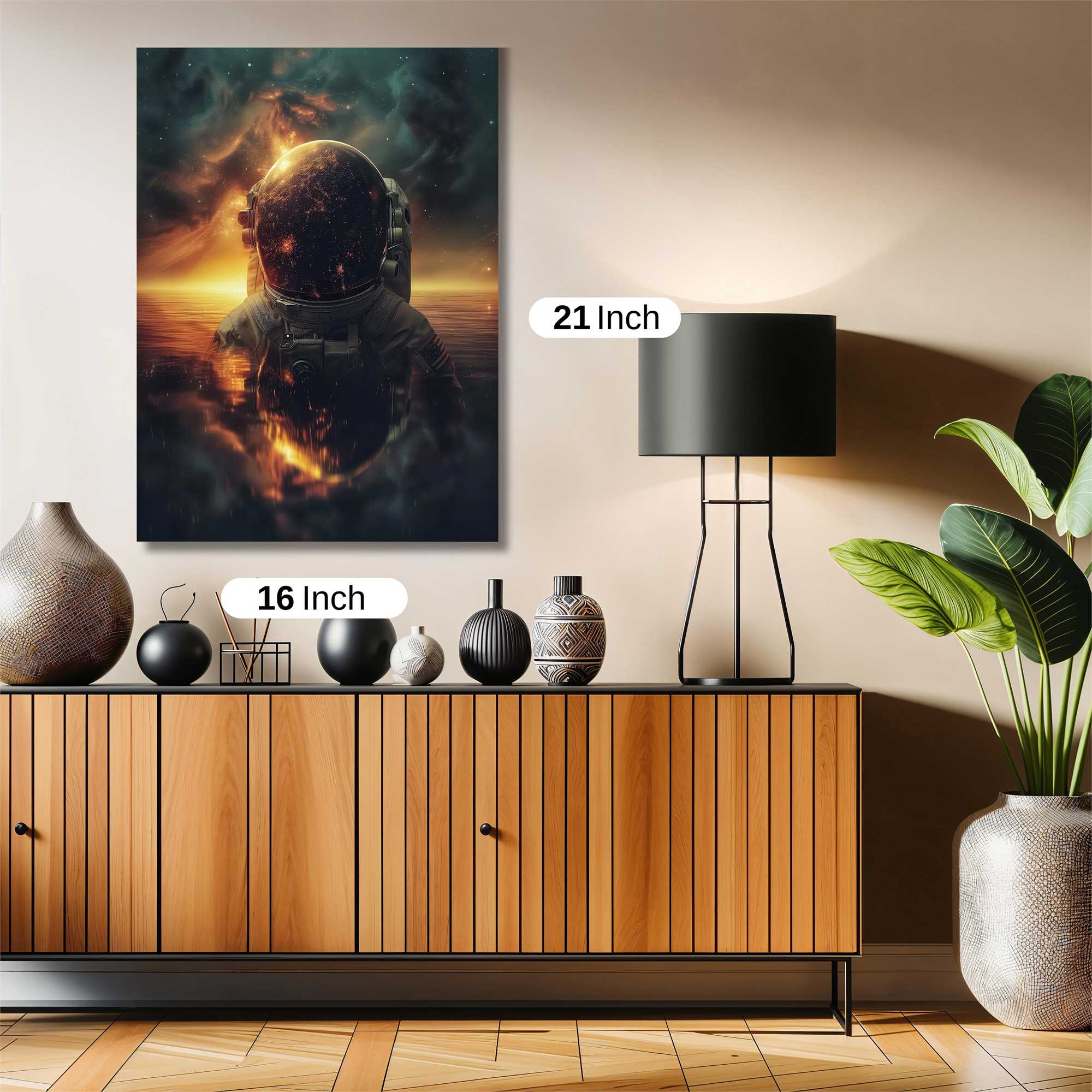 Astronaut Ablaze Safe Wall Magnetic / M