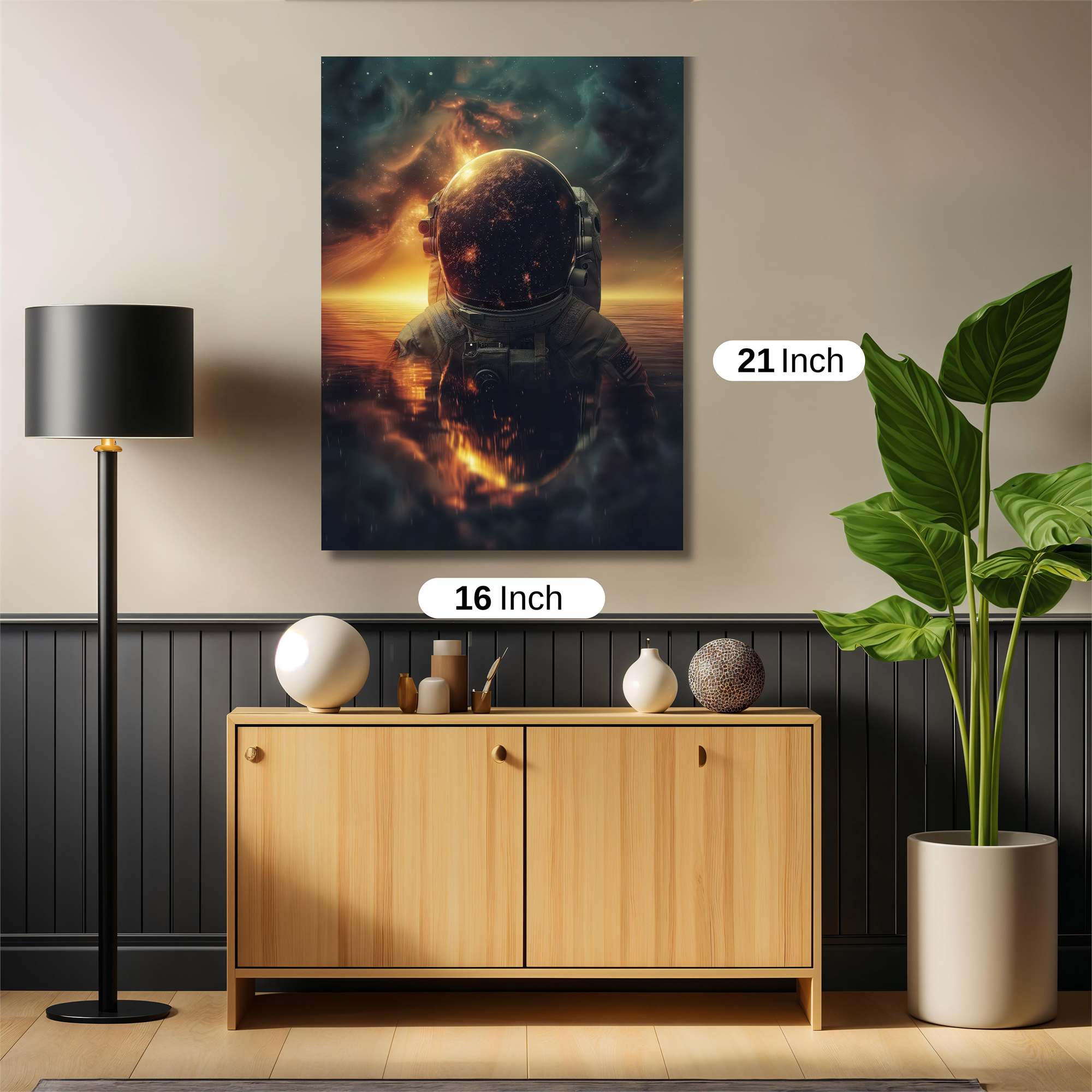 Astronaut Ablaze Safe Wall Magnetic / M