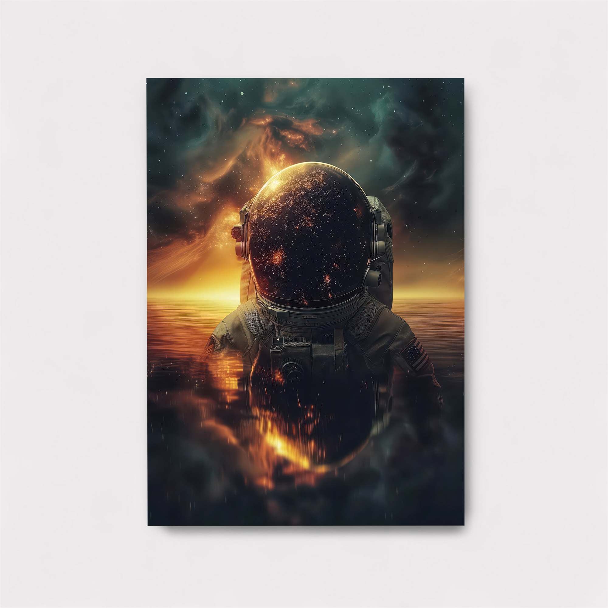 Astronaut Ablaze Safe Wall Magnetic / M