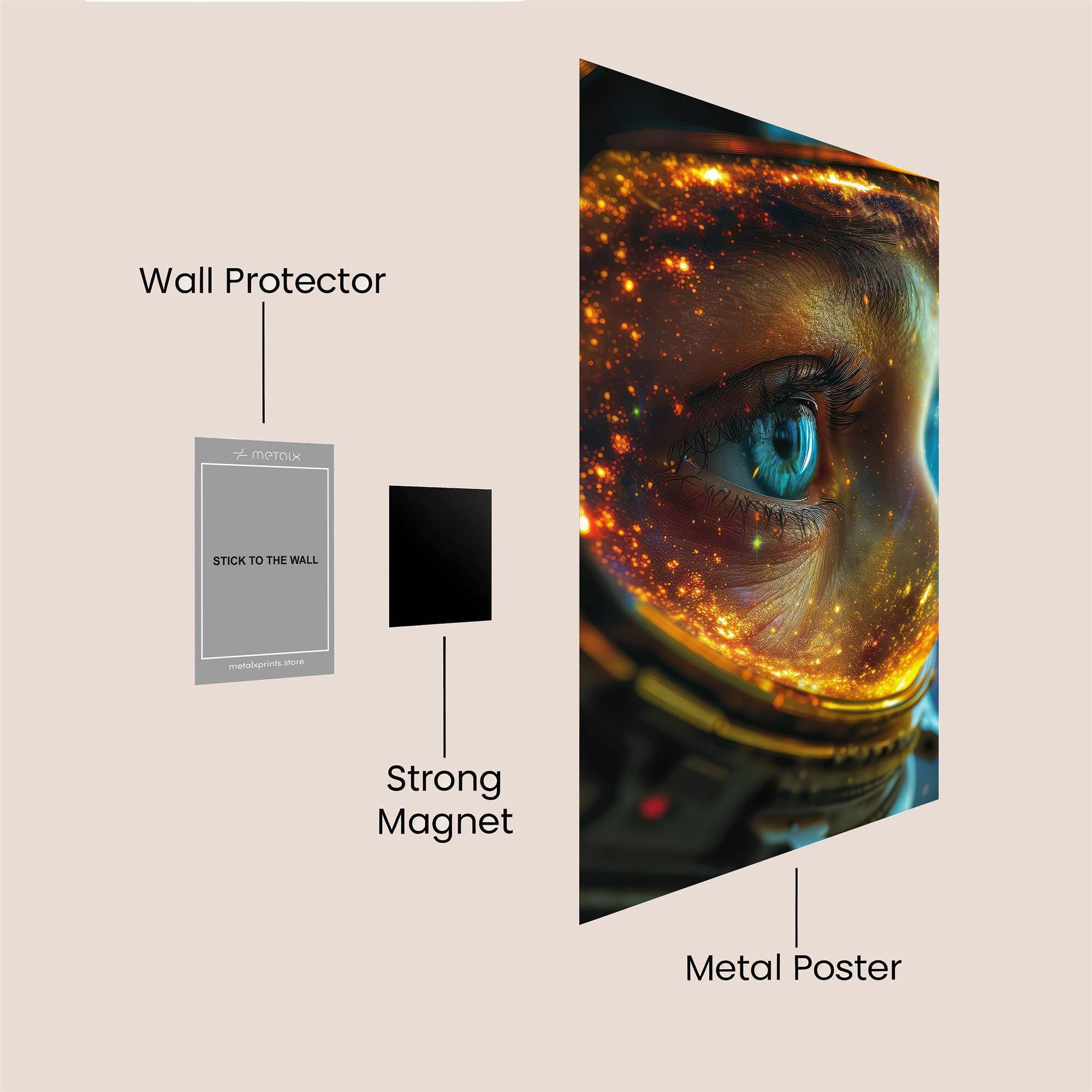 Cosmic Wonder Safe Wall Magnetic / M