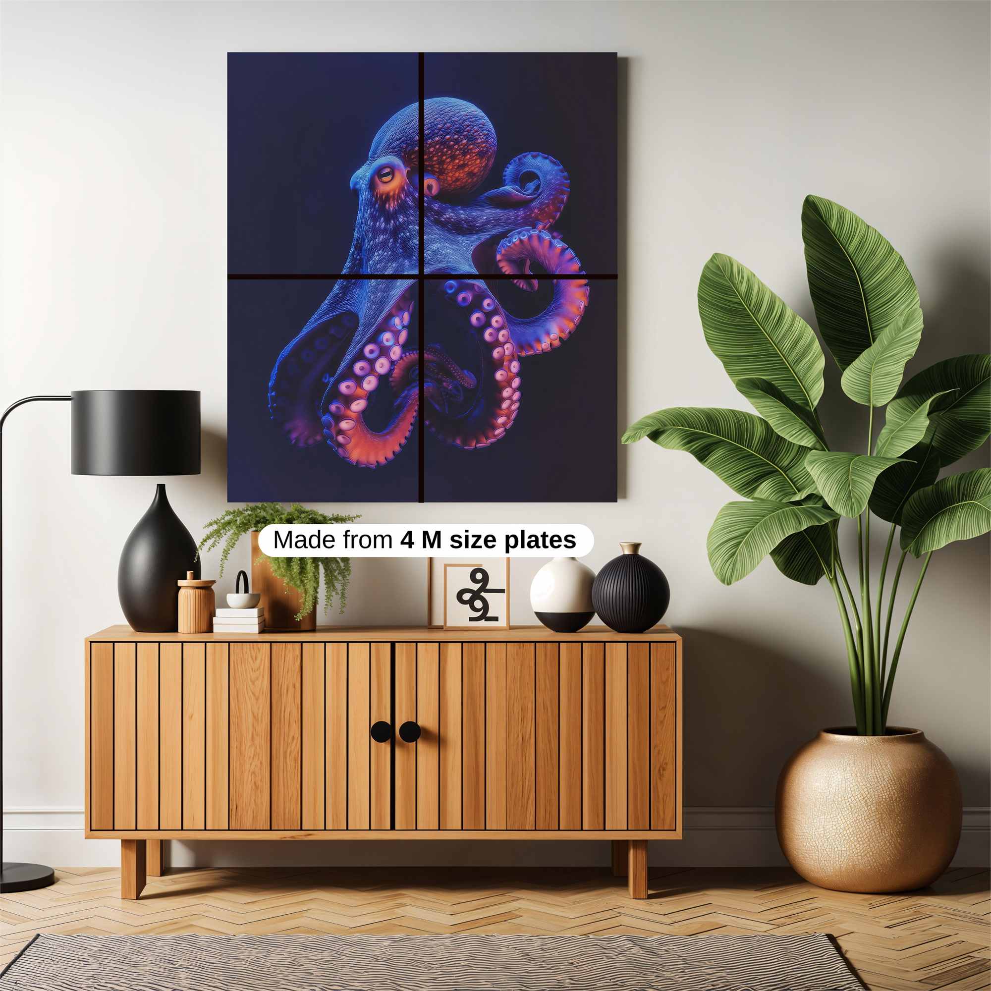 Octopus Enigma Safe Wall Magnetic / M